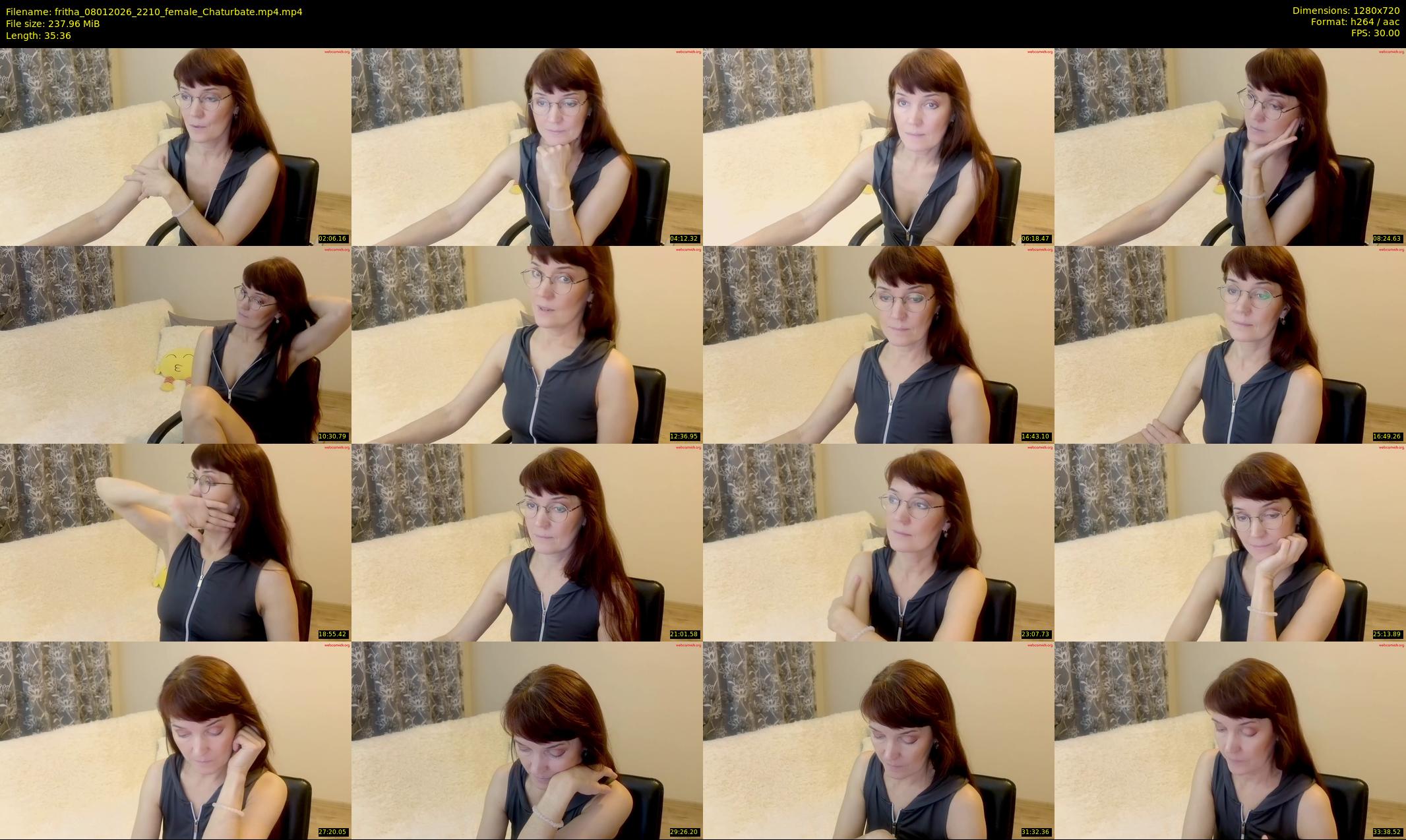 fritha — 36 minute Chaturbate female cam show recording, 720p, Jan 8, 2026