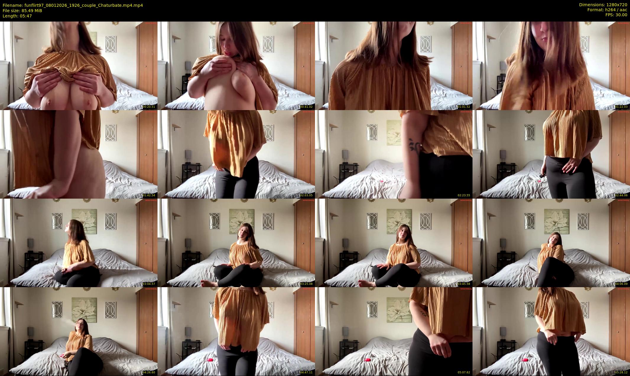 funflirt97 — 6 minute Chaturbate female cam show recording, 720p, Jan 8, 2026