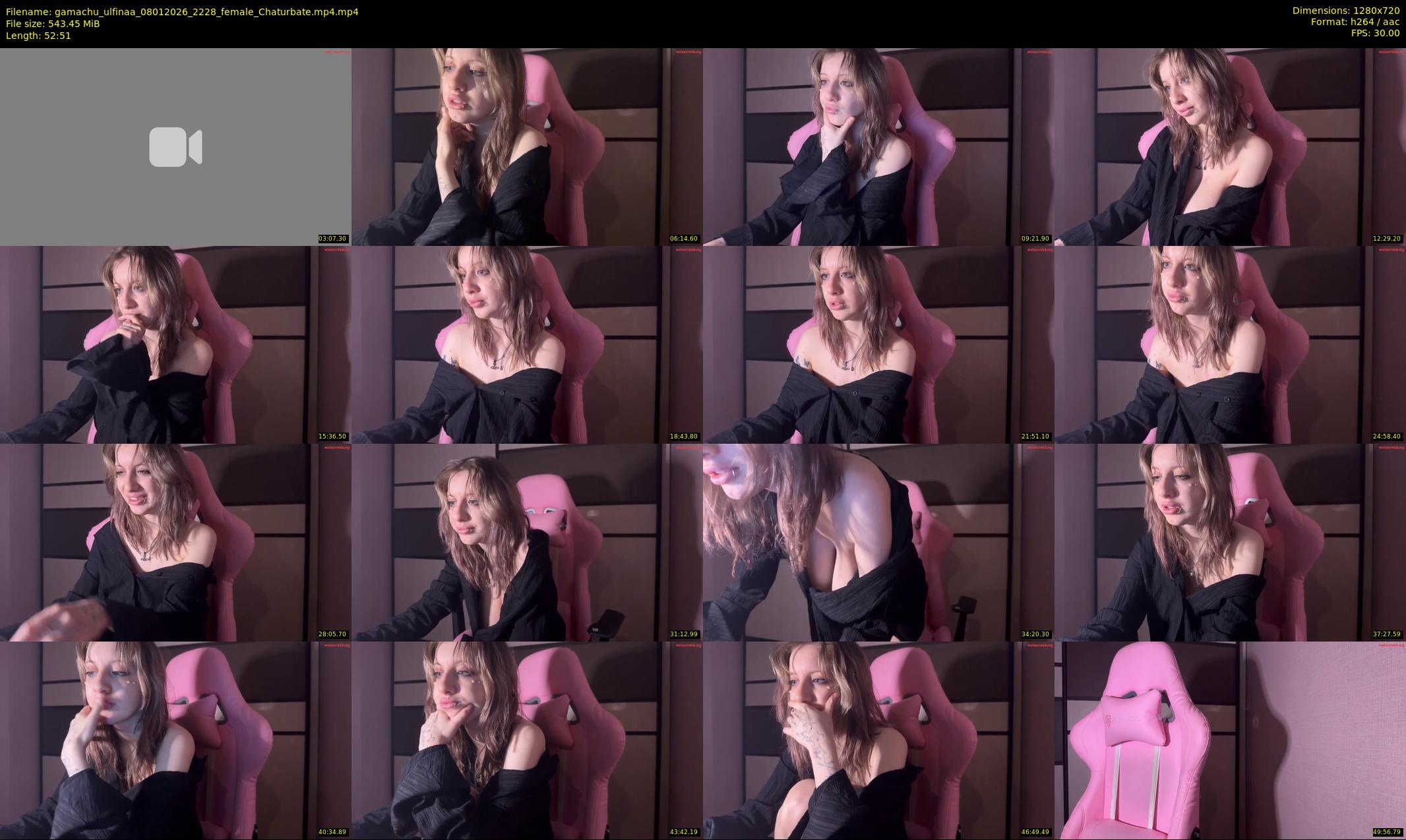 gamachu_ulfinaa — 53 minute Chaturbate female cam show recording, 720p, Jan 8, 2026
