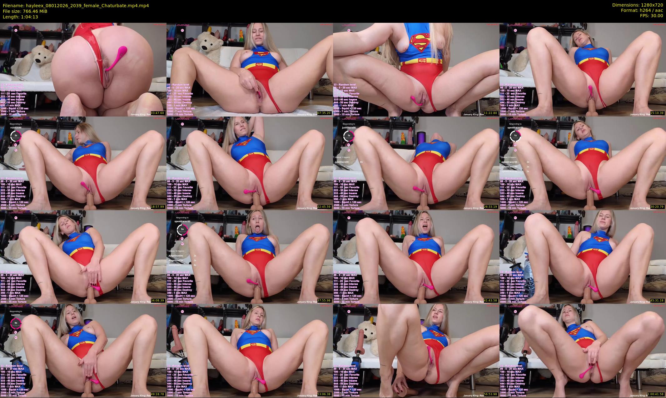hayleex — 65 minute Chaturbate female cam show recording, 720p, Jan 8, 2026