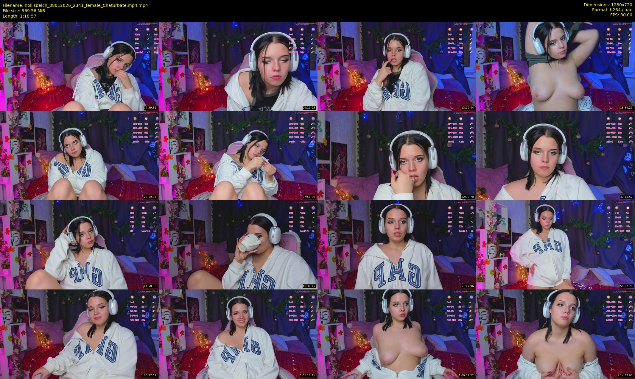 hollisbelch — 79 minute Chaturbate female cam show recording, 720p, Jan 8, 2026