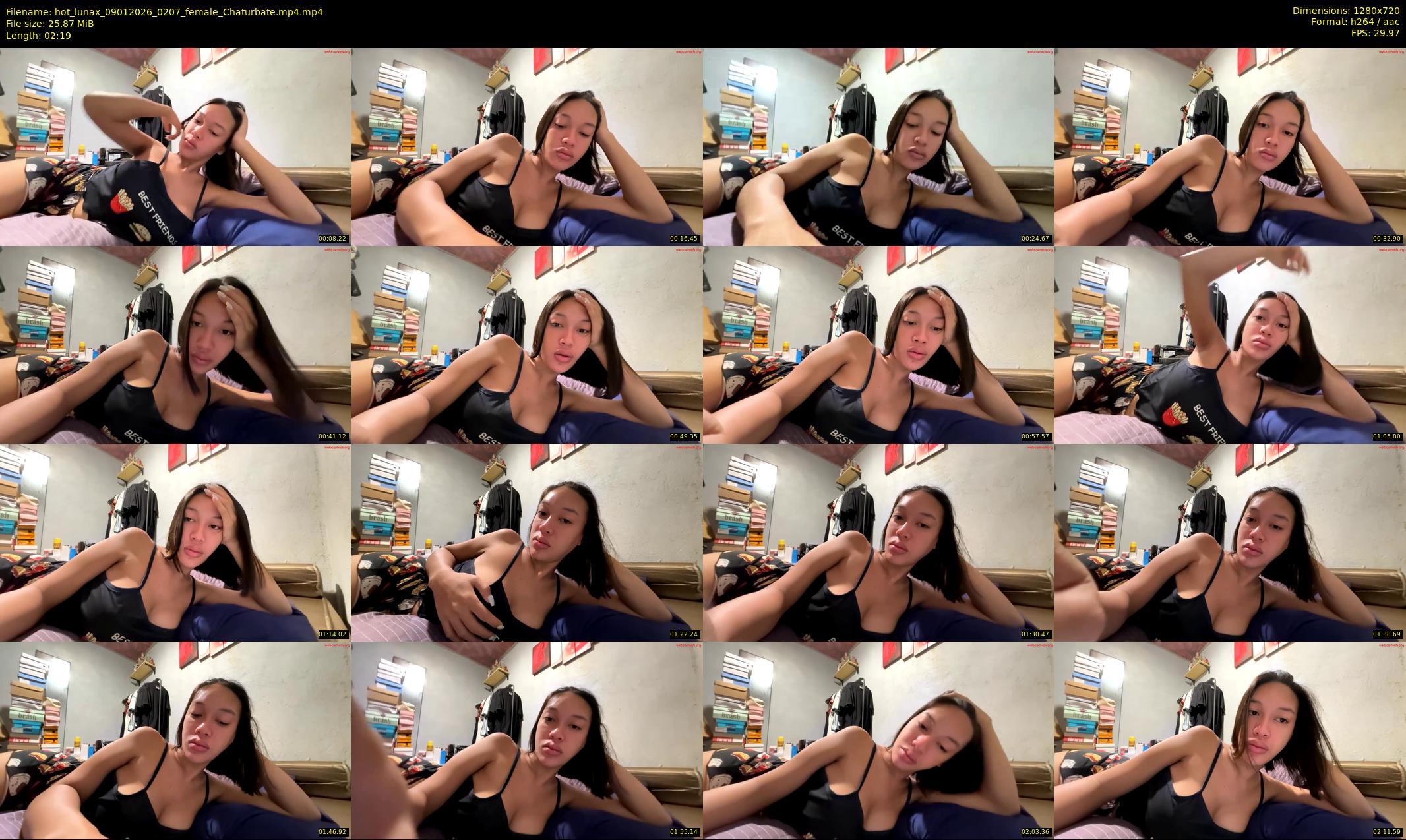 hot_lunax — 3 minute Chaturbate female cam show recording, 720p, Jan 9, 2026