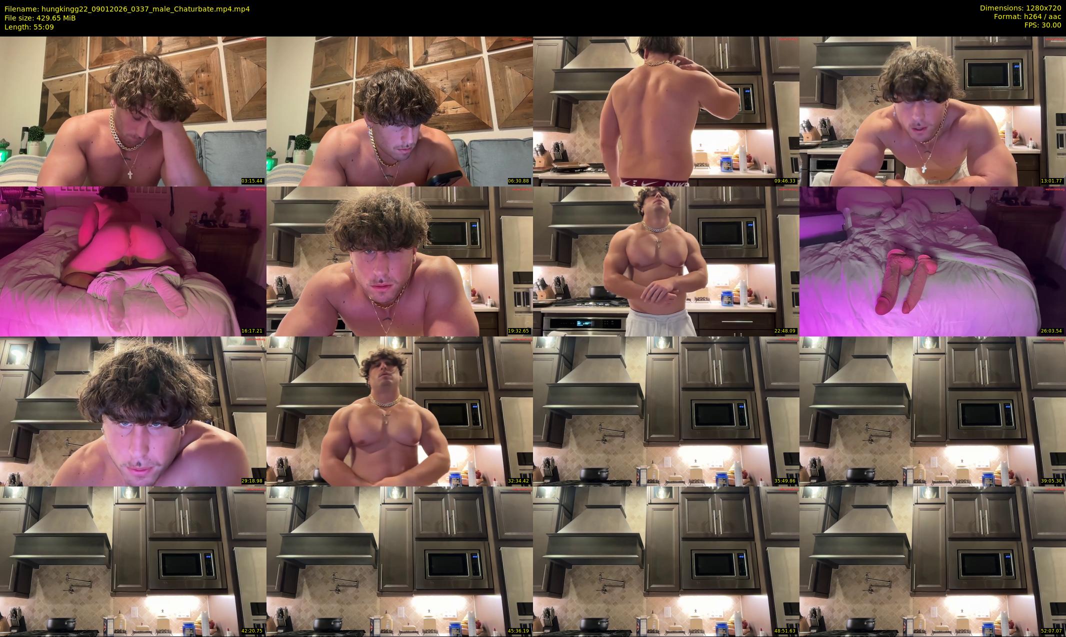 hungkingg22 — 56 minute Chaturbate male cam show recording, 720p, Jan 9, 2026