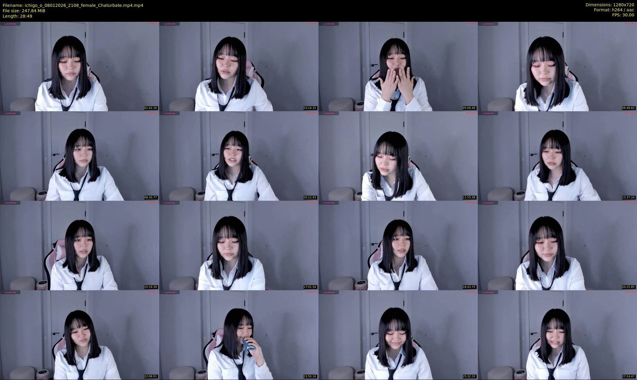 ichigo_o — 29 minute Chaturbate female cam show recording, 720p, Jan 8, 2026