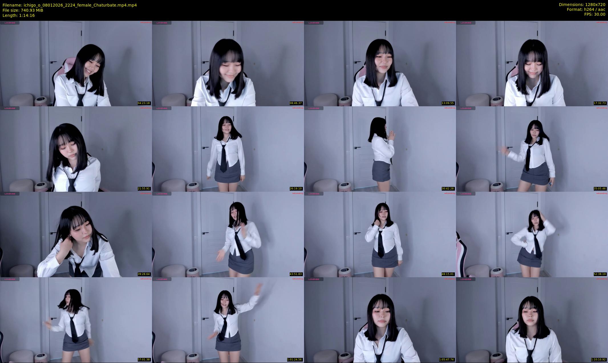 ichigo_o — 75 minute Chaturbate female cam show recording, 720p, Jan 8, 2026