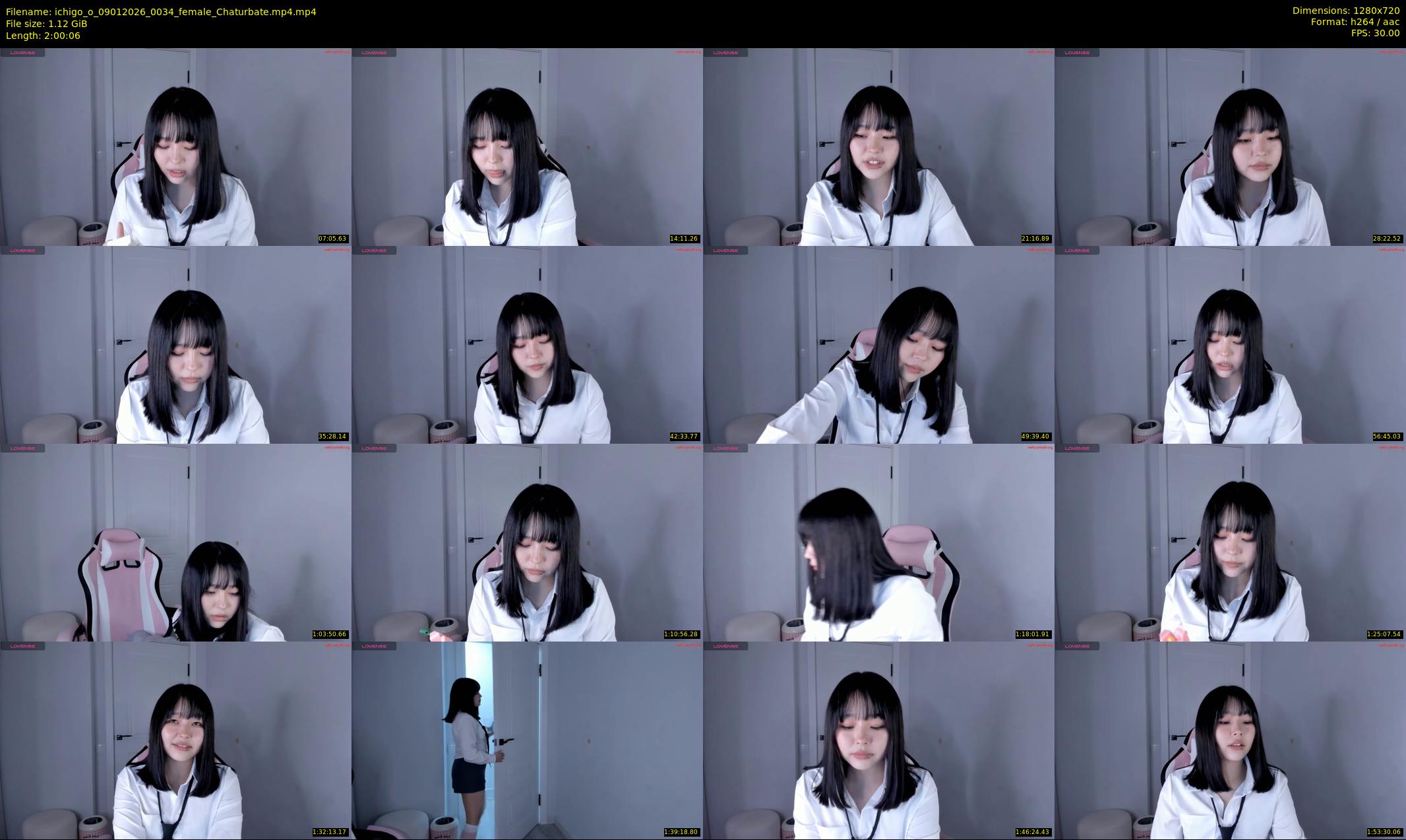 ichigo_o — 121 minute Chaturbate female cam show recording, 720p, Jan 9, 2026