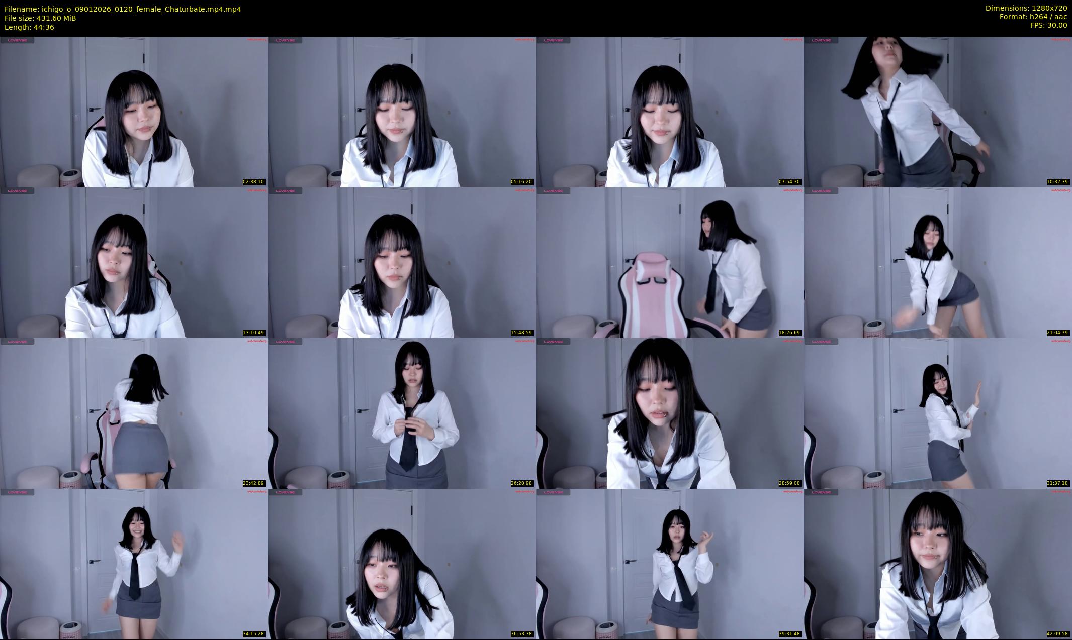 ichigo_o — 45 minute Chaturbate female cam show recording, 720p, Jan 9, 2026