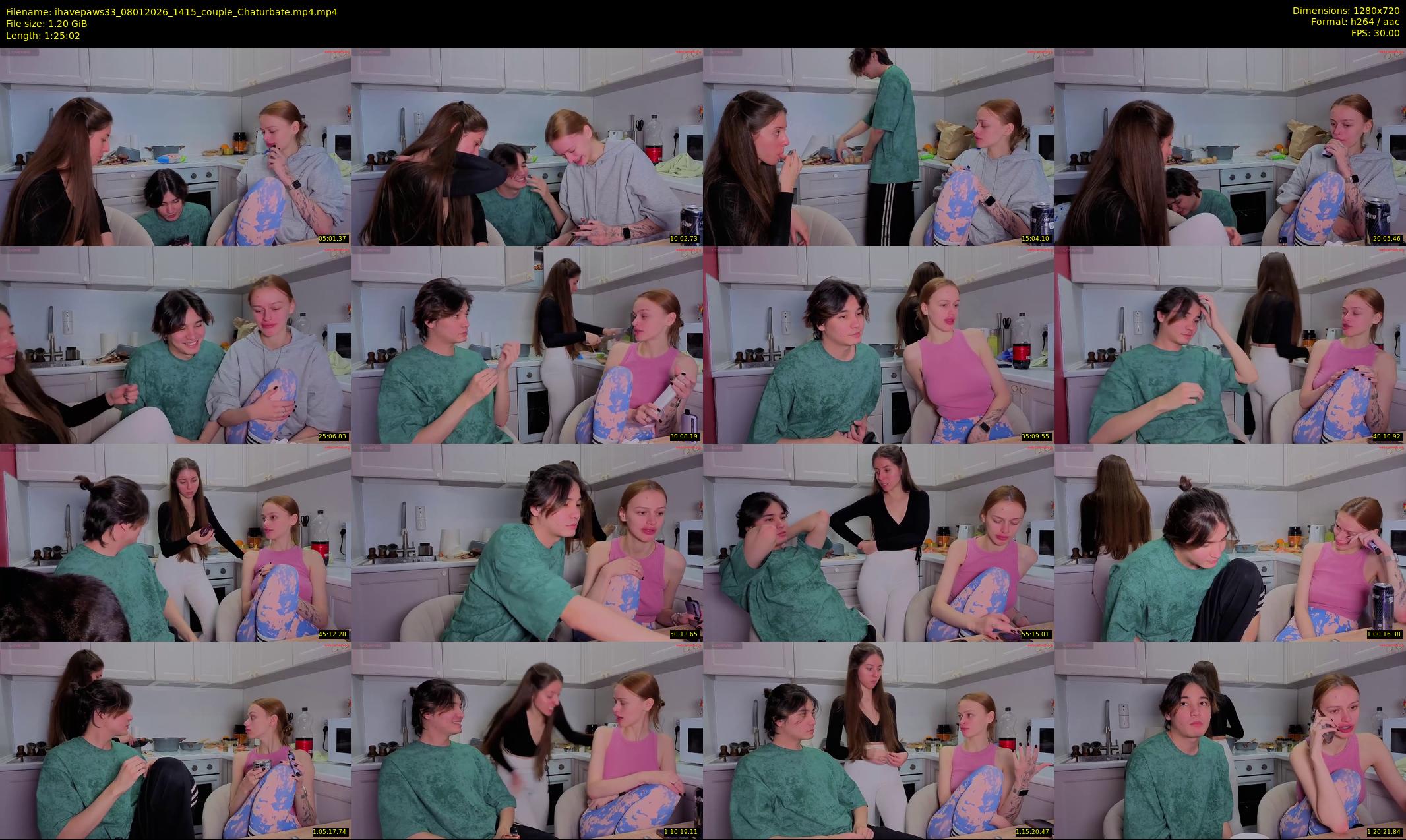 ihavepaws33 — 86 minute Chaturbate couple cam show recording, 720p, Jan 8, 2026