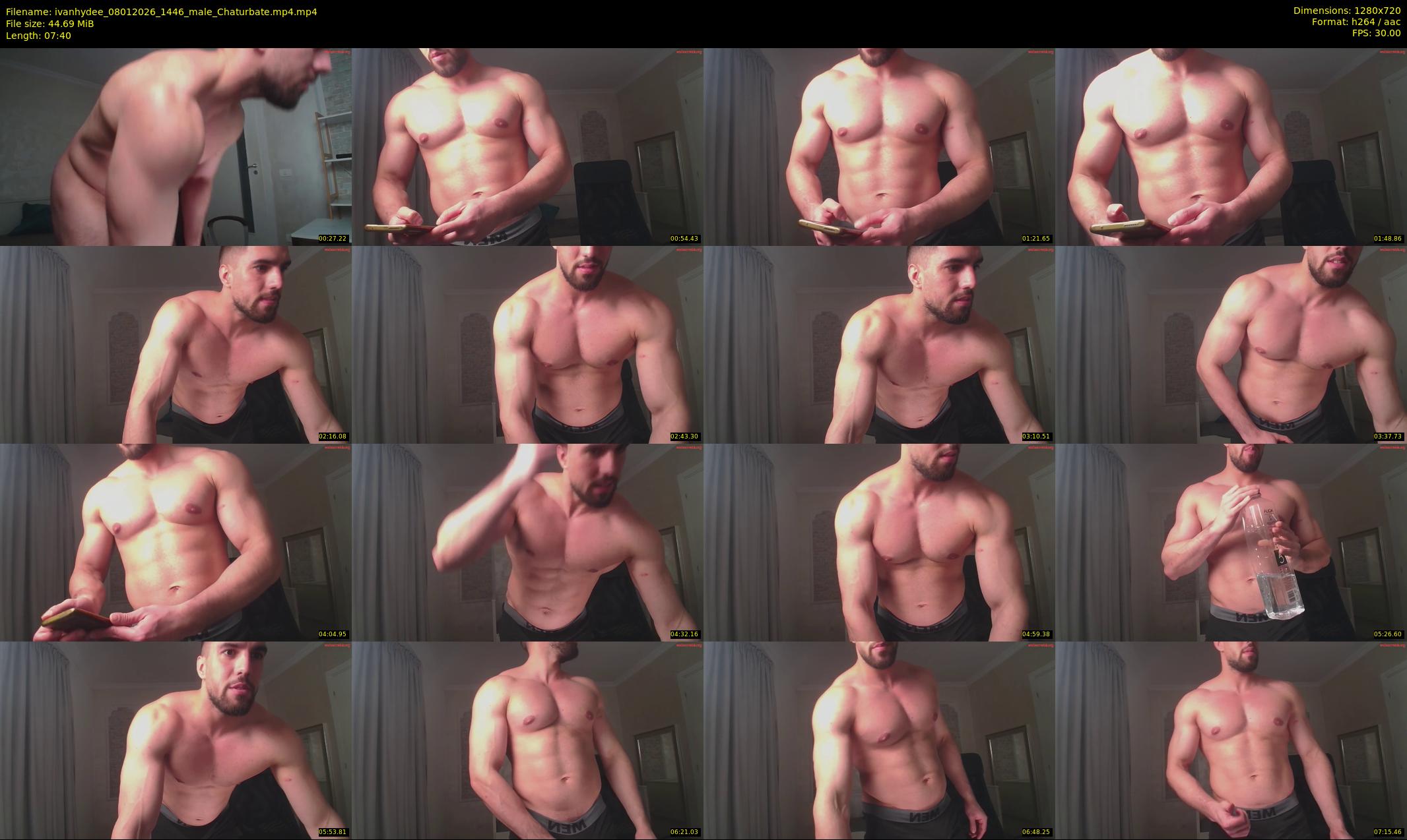 ivanhydee — 8 minute Chaturbate male cam show recording, 720p, Jan 8, 2026
