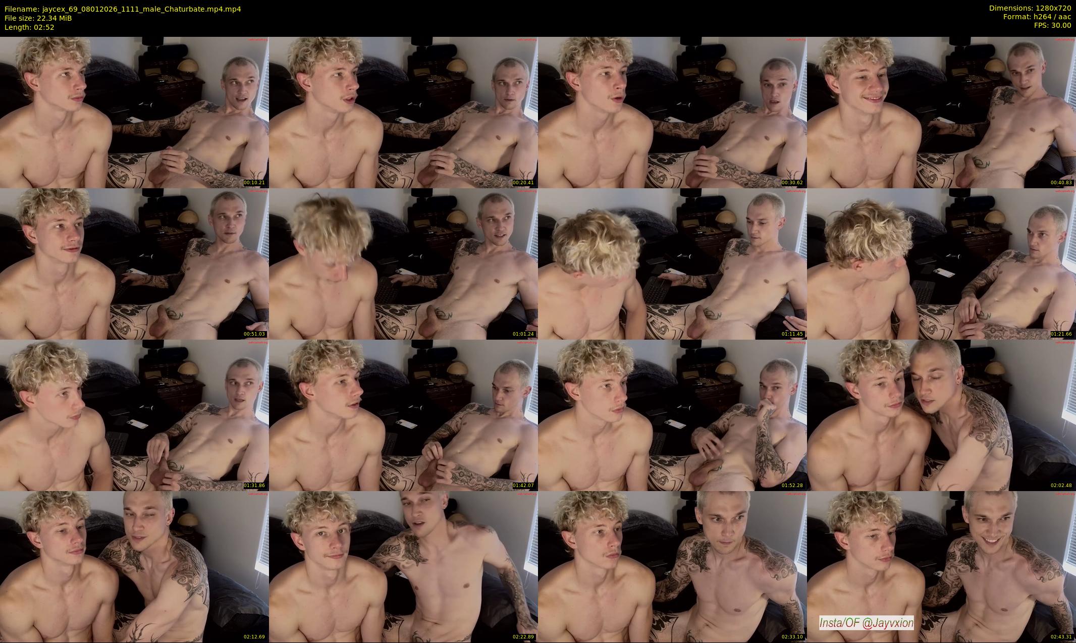 jaycex_69 — 3 minute Chaturbate male cam show recording, 720p, Jan 8, 2026