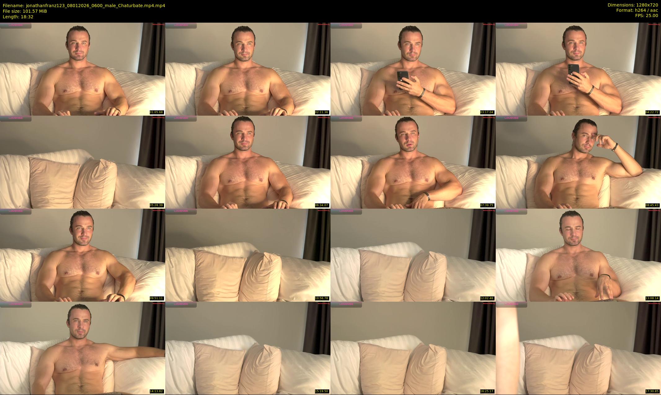 jonathanfranz123 — 19 minute Chaturbate male cam show recording, 720p, Jan 8, 2026