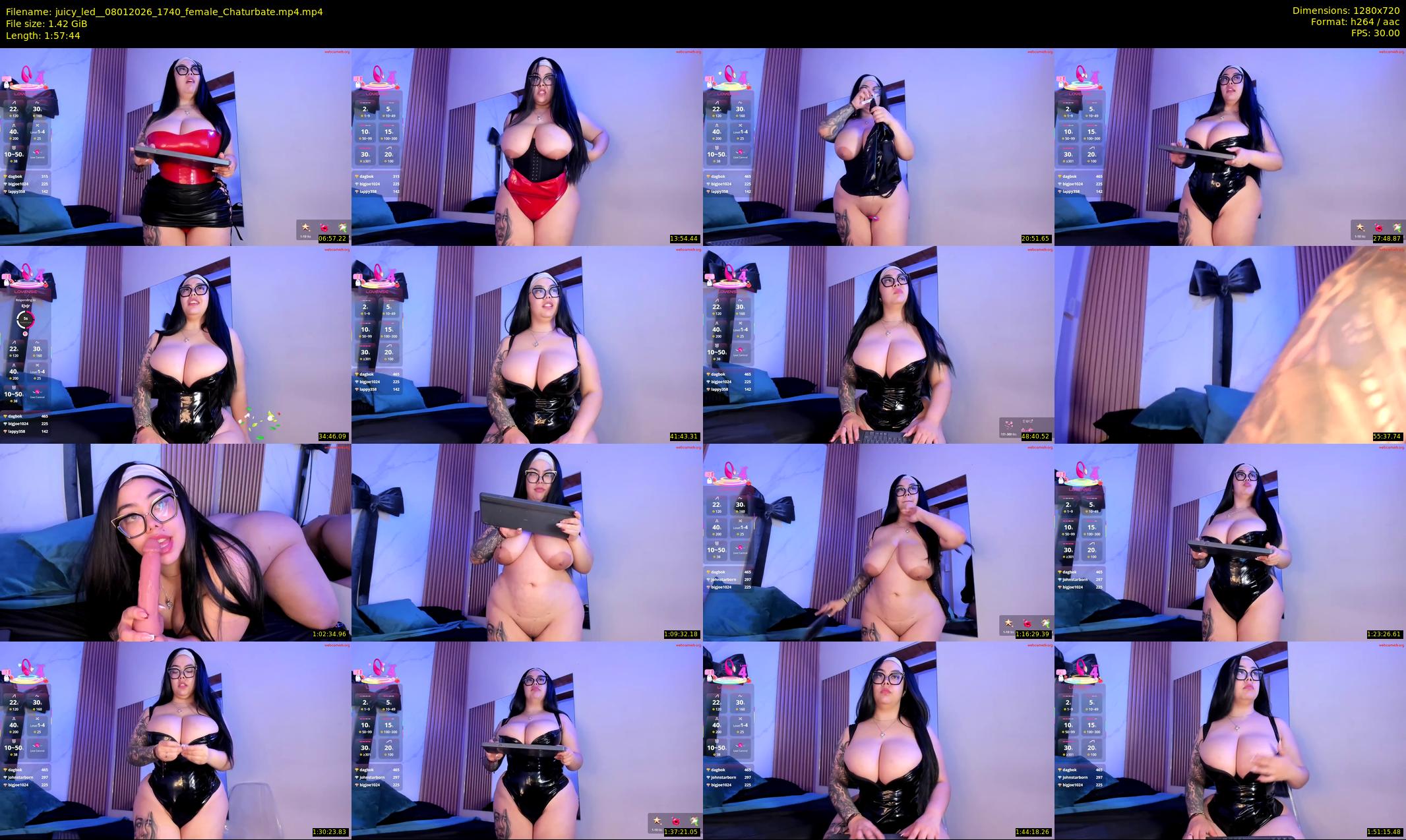 juicy_led_ — 118 minute Chaturbate female cam show recording, 720p, Jan 8, 2026