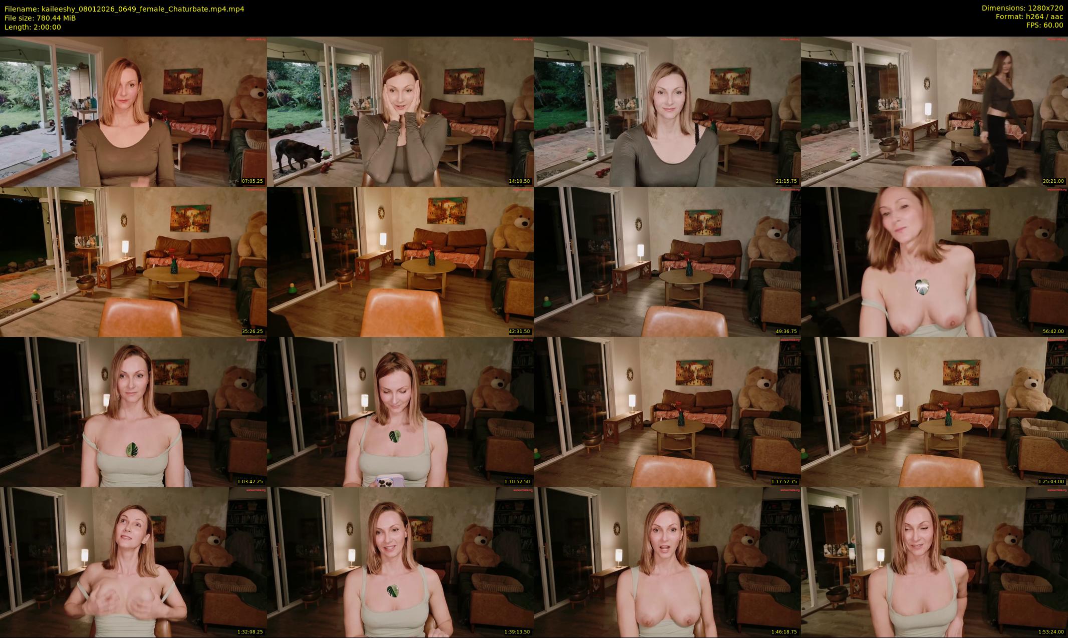 kaileeshy — 120 minute Chaturbate female cam show recording, 720p, Jan 8, 2026