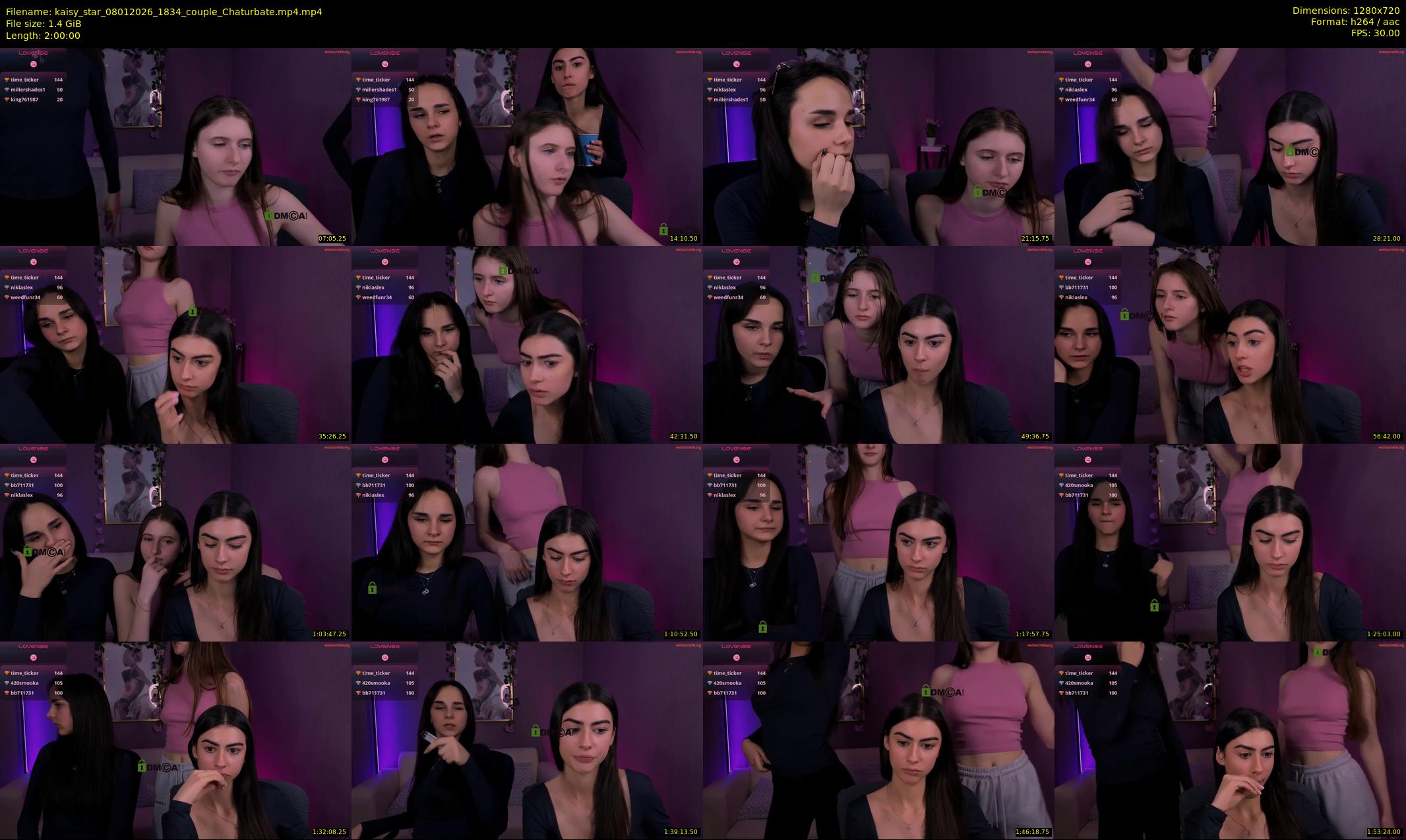 kaisy_star — 120 minute Chaturbate female cam show recording, 720p, Jan 8, 2026