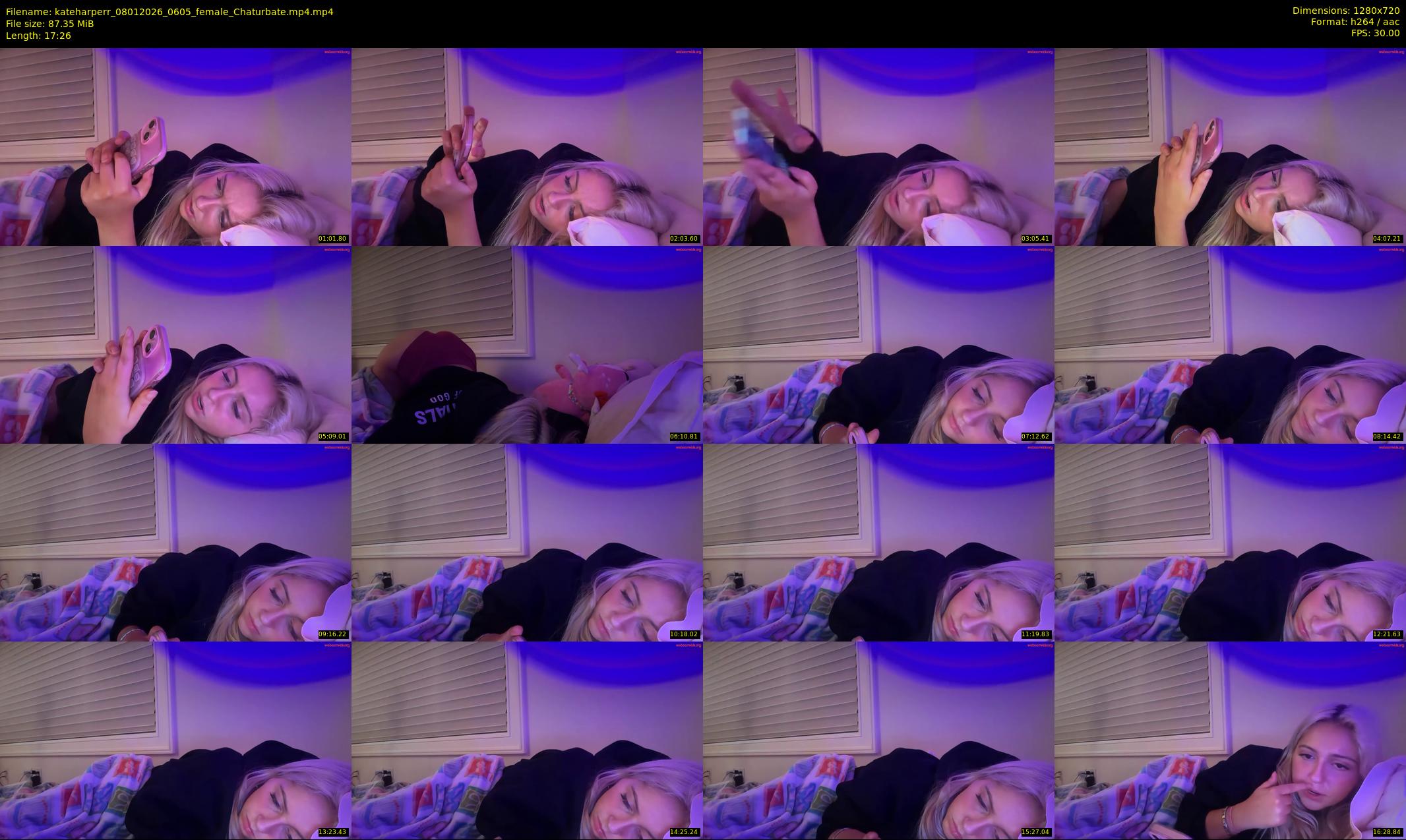 kateharperr — 18 minute Chaturbate female cam show recording, 720p, Jan 8, 2026