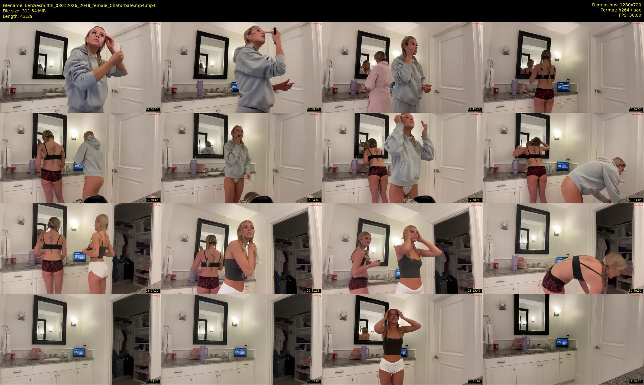 kenziesmithh — 44 minute Chaturbate female cam show recording, 720p, Jan 8, 2026