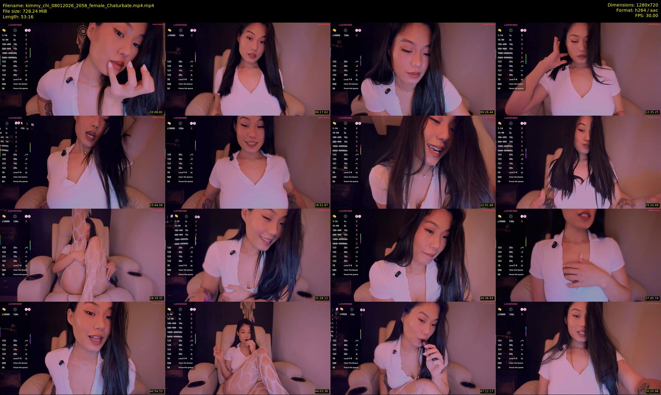 kimmy_chi — 54 minute Chaturbate female cam show recording, 720p, Jan 8, 2026