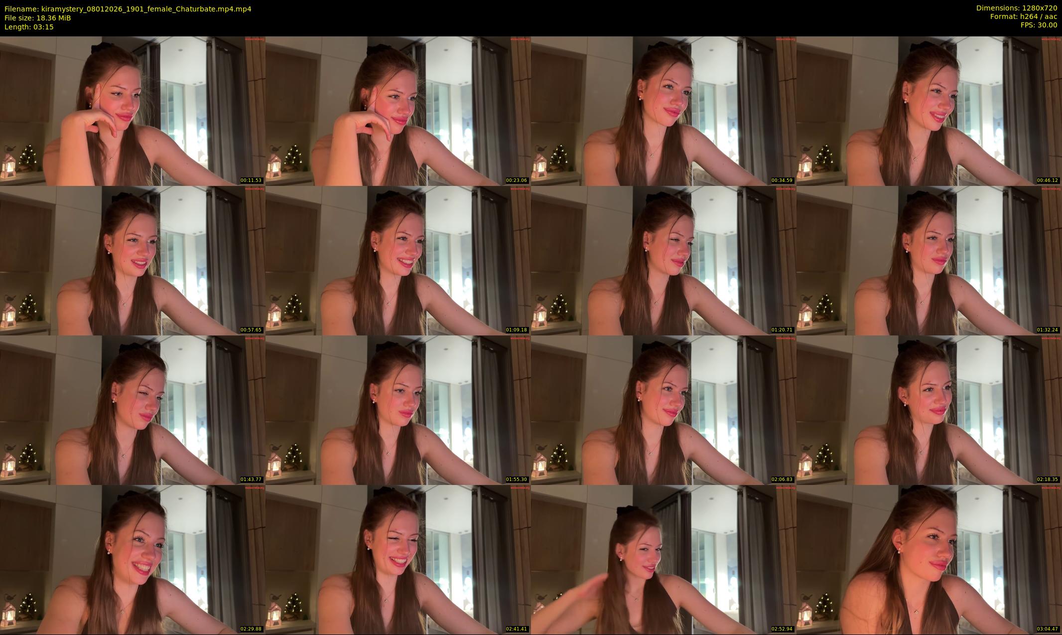 kiramystery — 4 minute Chaturbate female cam show recording, 720p, Jan 8, 2026