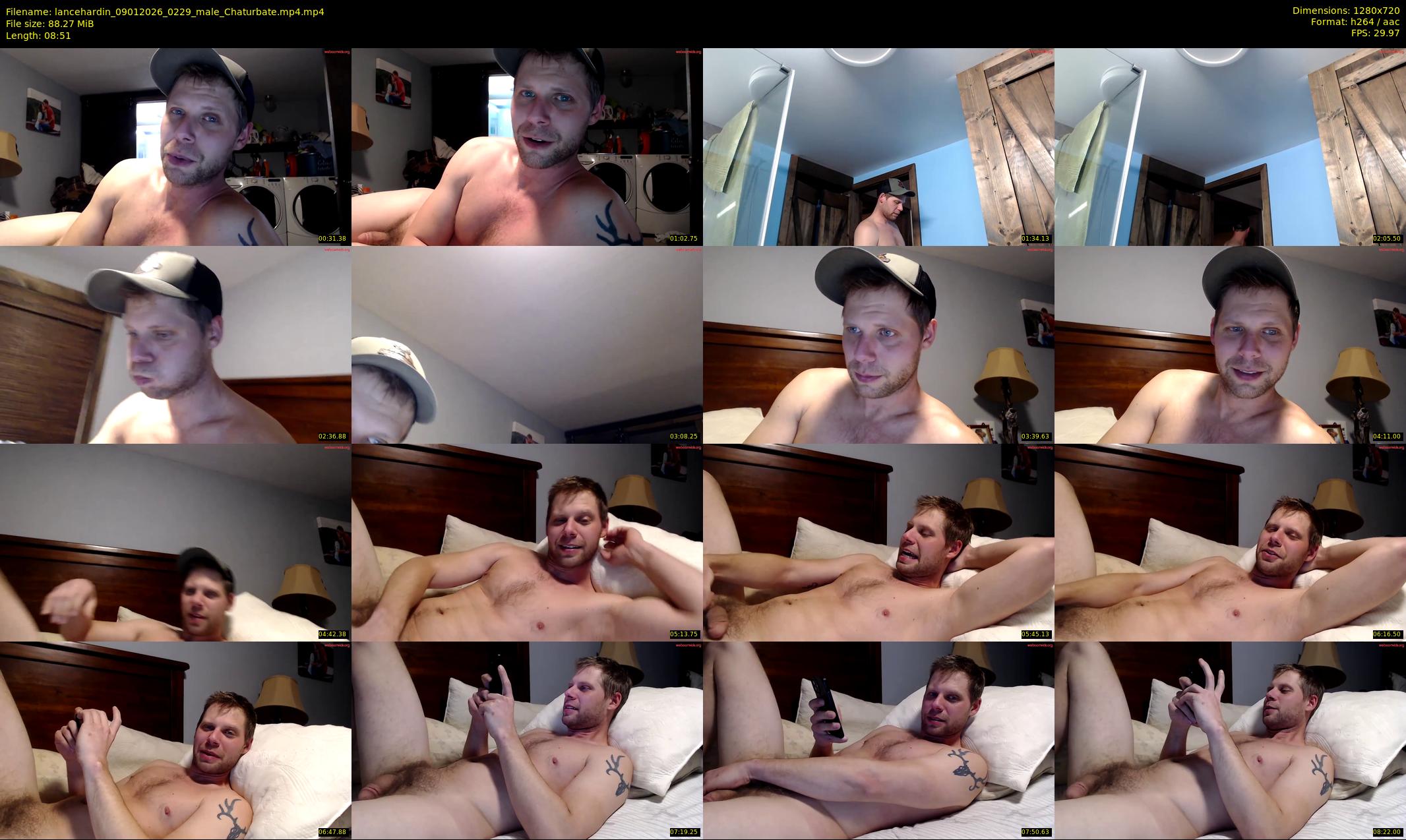 lancehardin — 9 minute Chaturbate male cam show recording, 720p, Jan 9, 2026