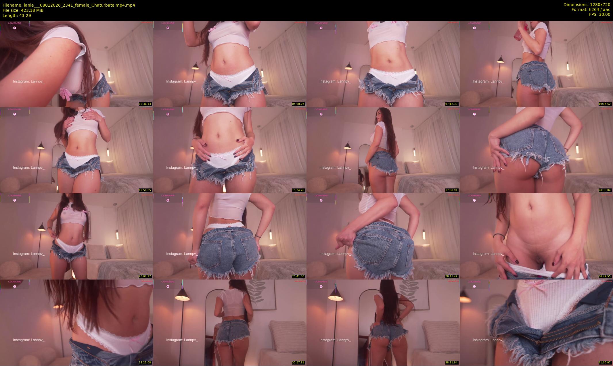 lanie__ — 44 minute Chaturbate female cam show recording, 720p, Jan 8, 2026