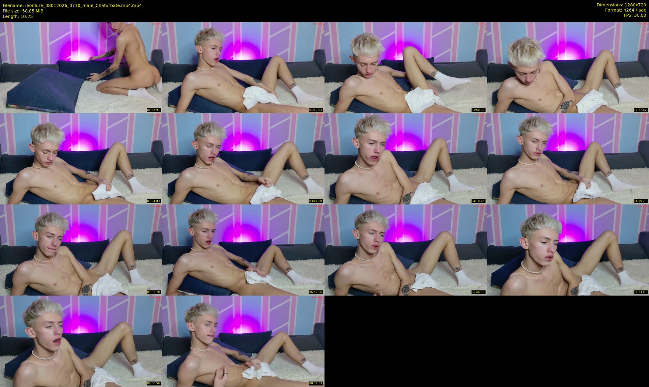 leonlure — 11 minute Chaturbate male cam show recording, 720p, Jan 8, 2026