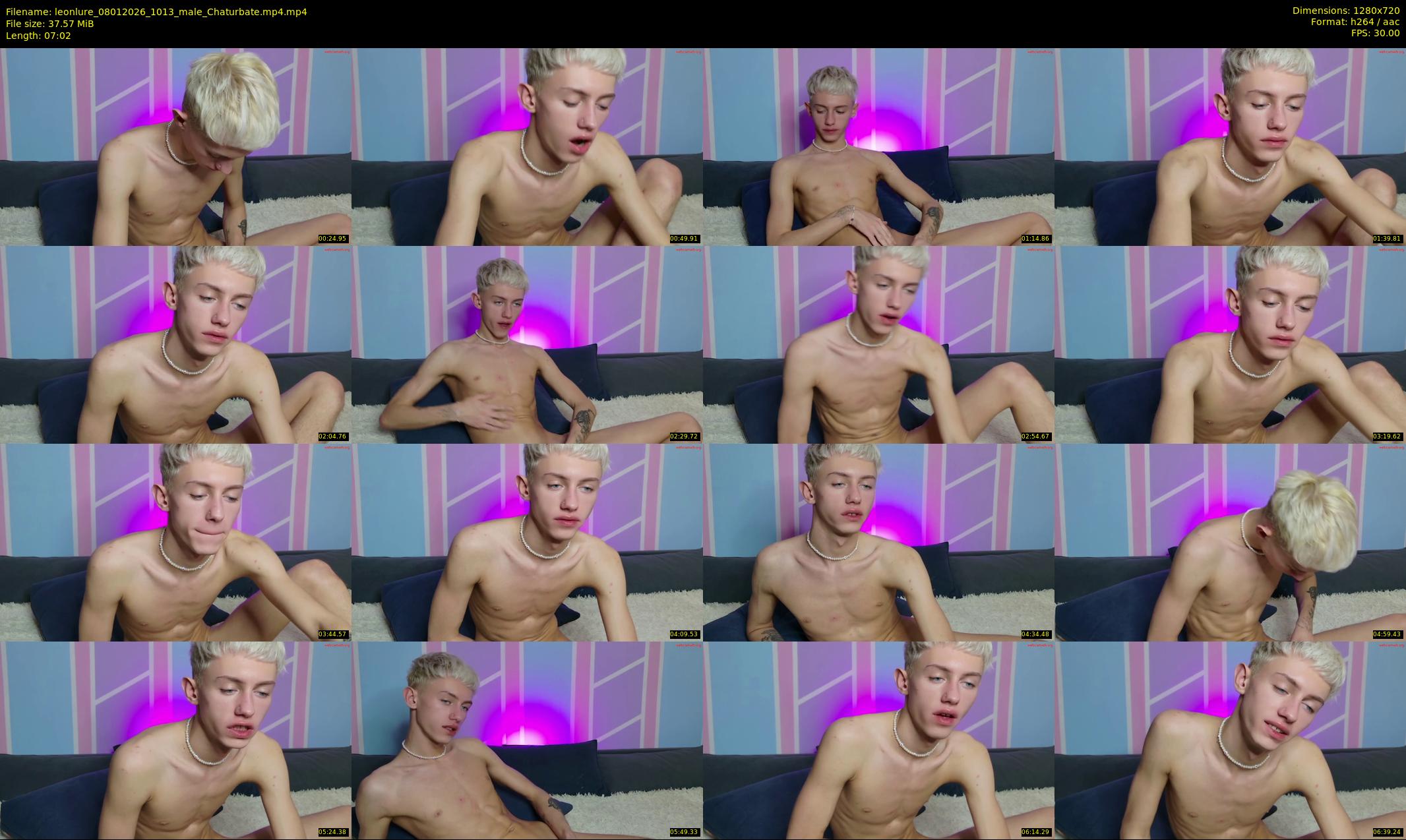 leonlure — 8 minute Chaturbate male cam show recording, 720p, Jan 8, 2026