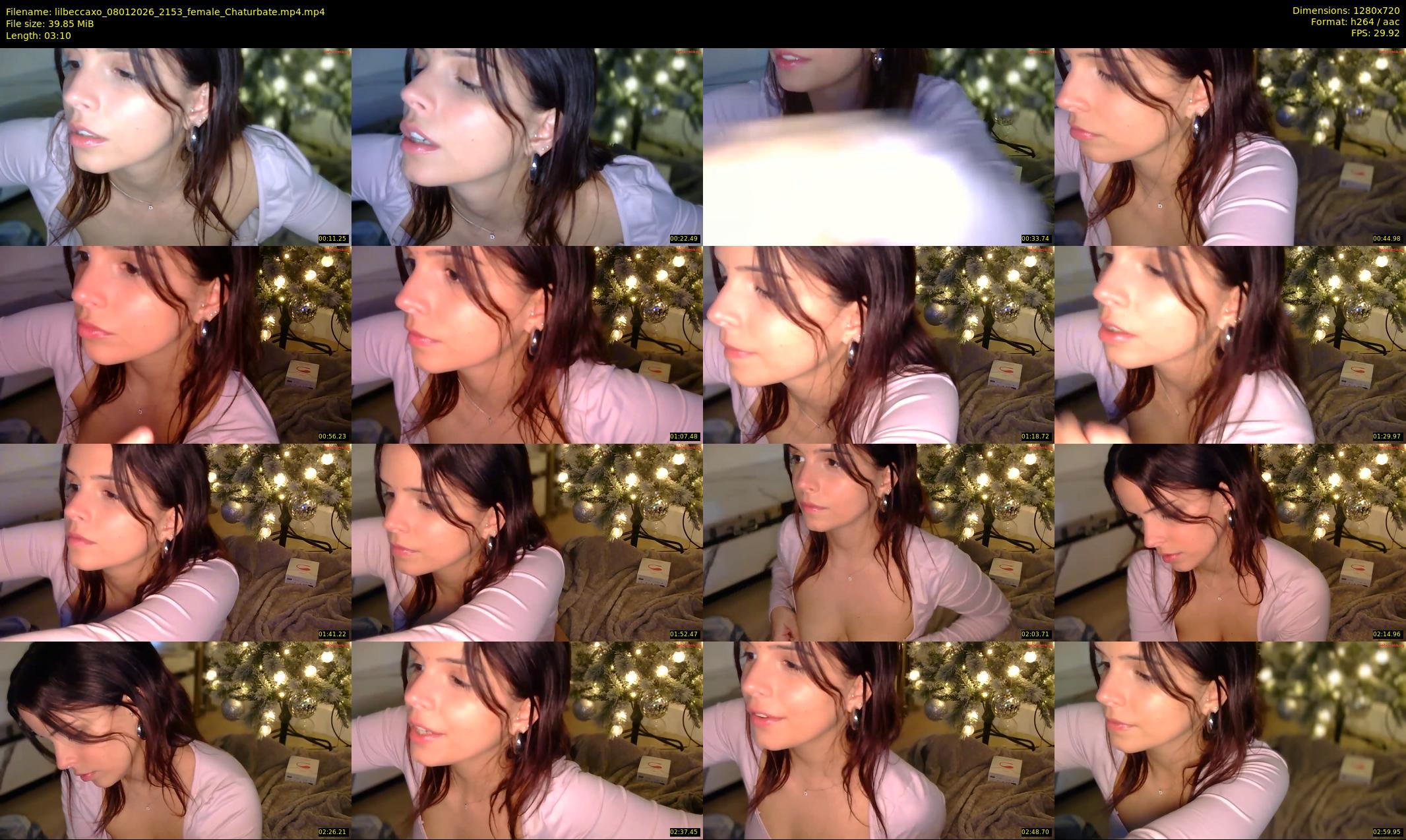 lilbeccaxo — 4 minute Chaturbate female cam show recording, 720p, Jan 8, 2026