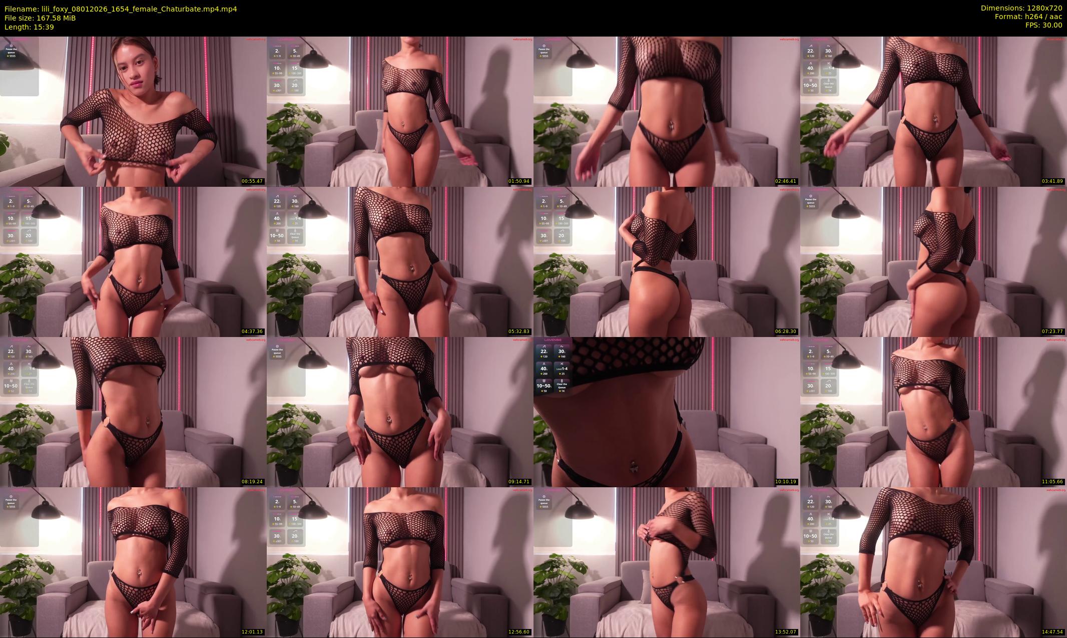 lili_foxy — 16 minute Chaturbate female cam show recording, 720p, Jan 8, 2026
