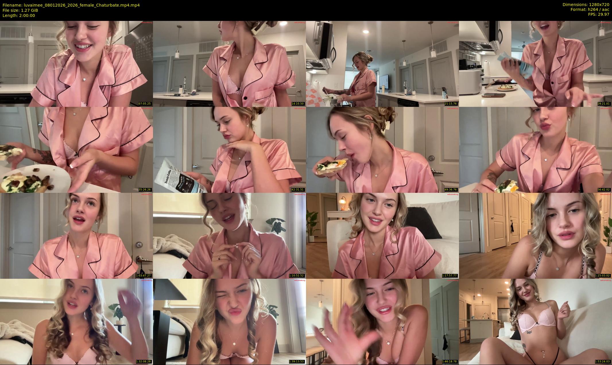 luvaimee — 120 minute Chaturbate female cam show recording, 720p, Jan 8, 2026