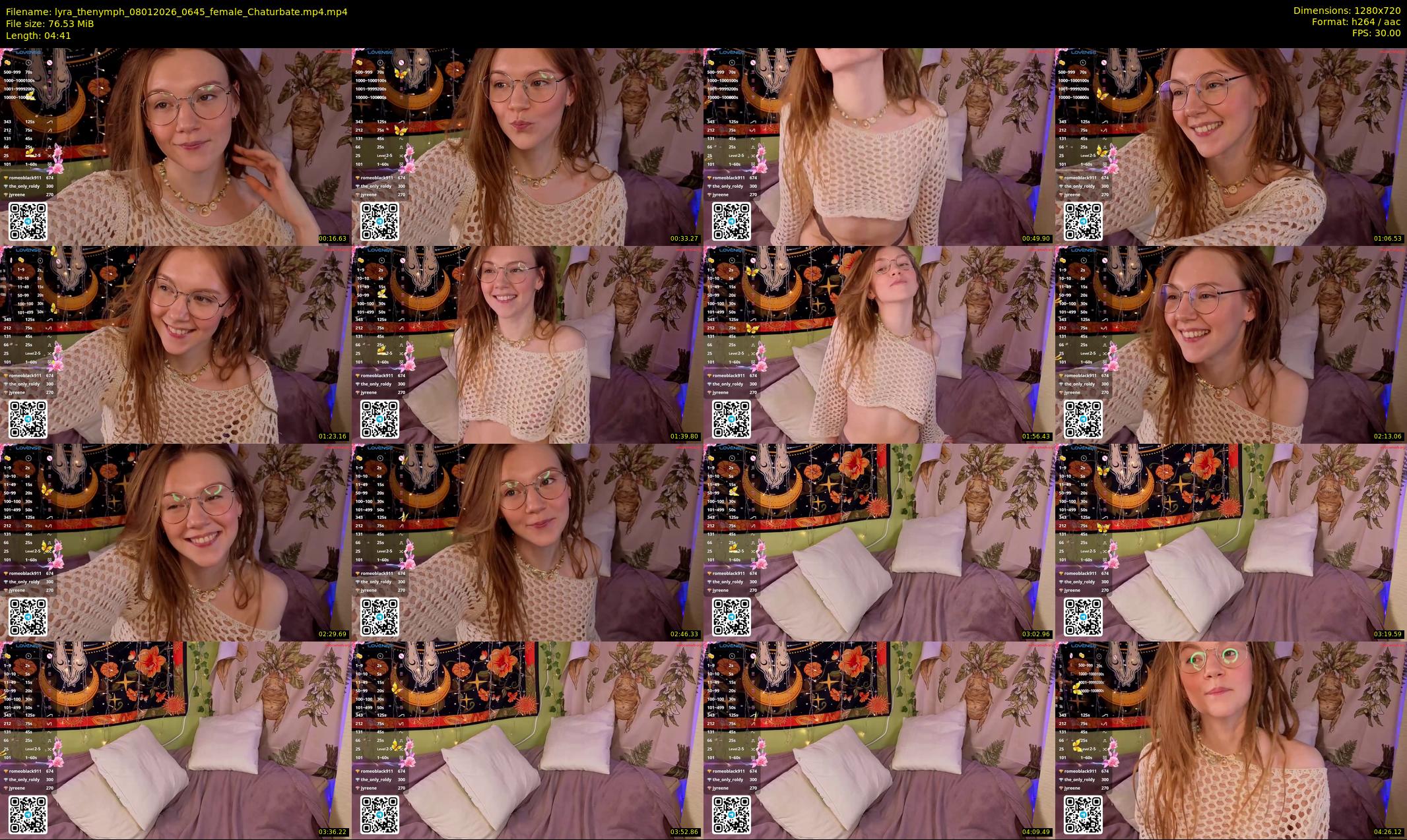 lyra_thenymph — 5 minute Chaturbate female cam show recording, 720p, Jan 8, 2026