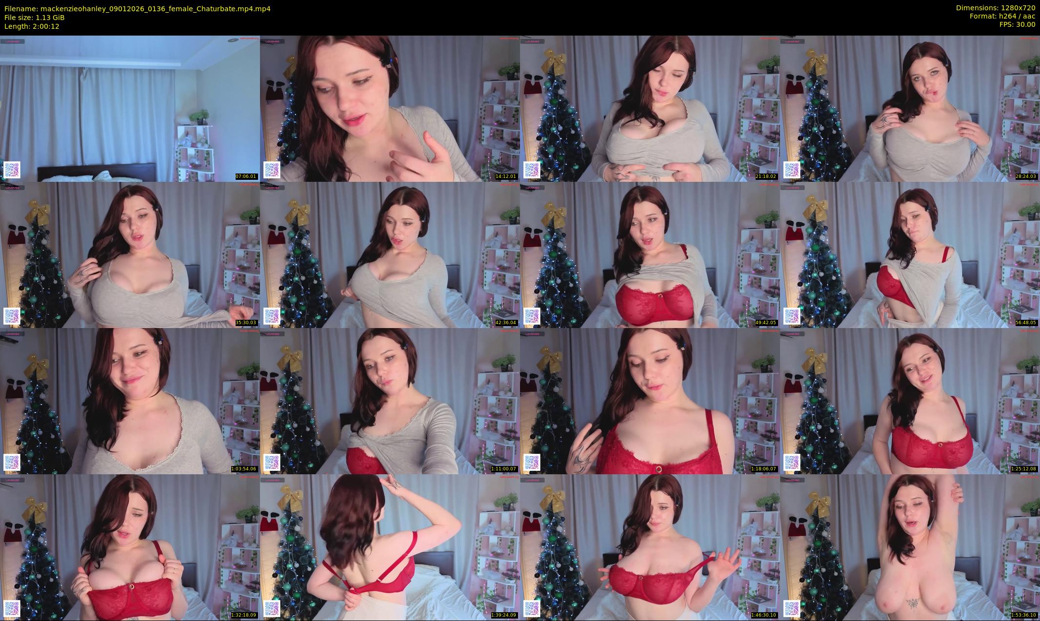 mackenzieohanley — 121 minute Chaturbate female cam show recording, 720p, Jan 9, 2026