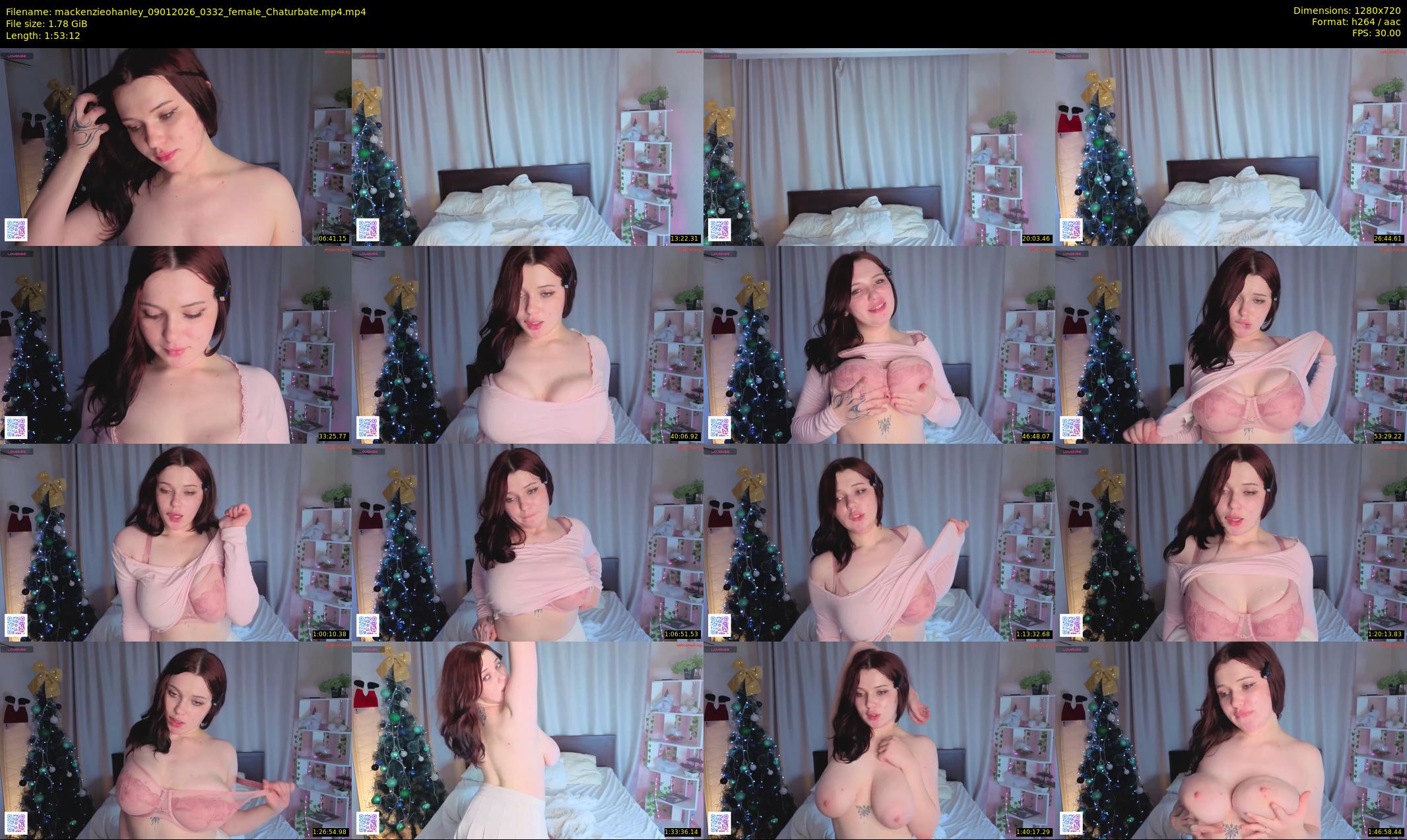 mackenzieohanley — 114 minute Chaturbate female cam show recording, 720p, Jan 9, 2026
