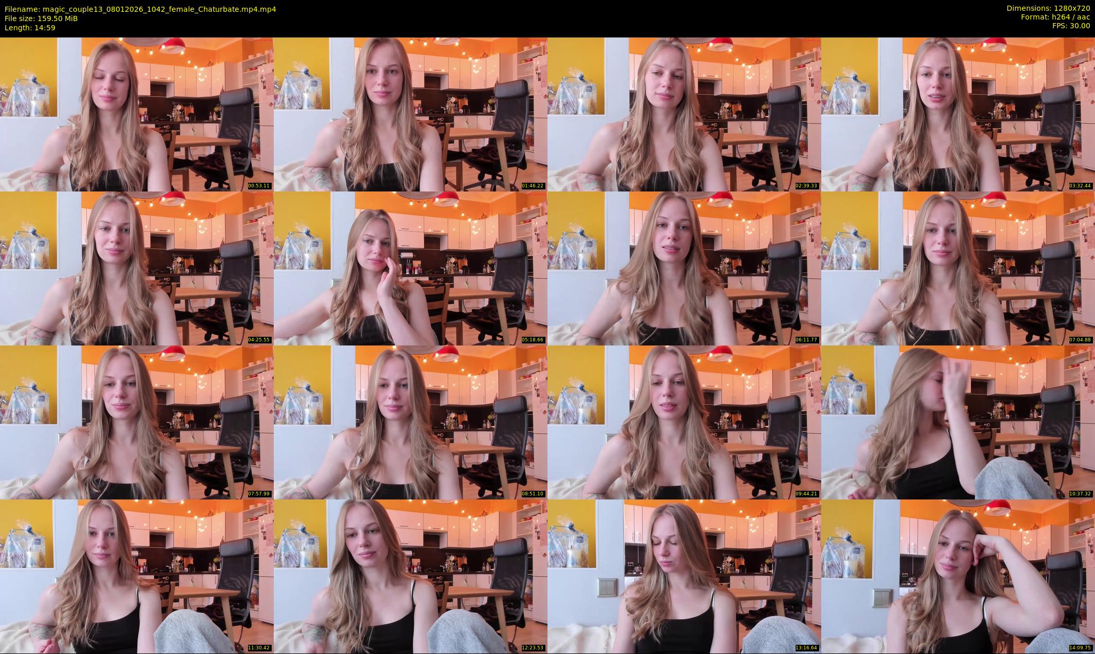 magic_couple13 — 15 minute Chaturbate couple cam show recording, 720p, Jan 8, 2026