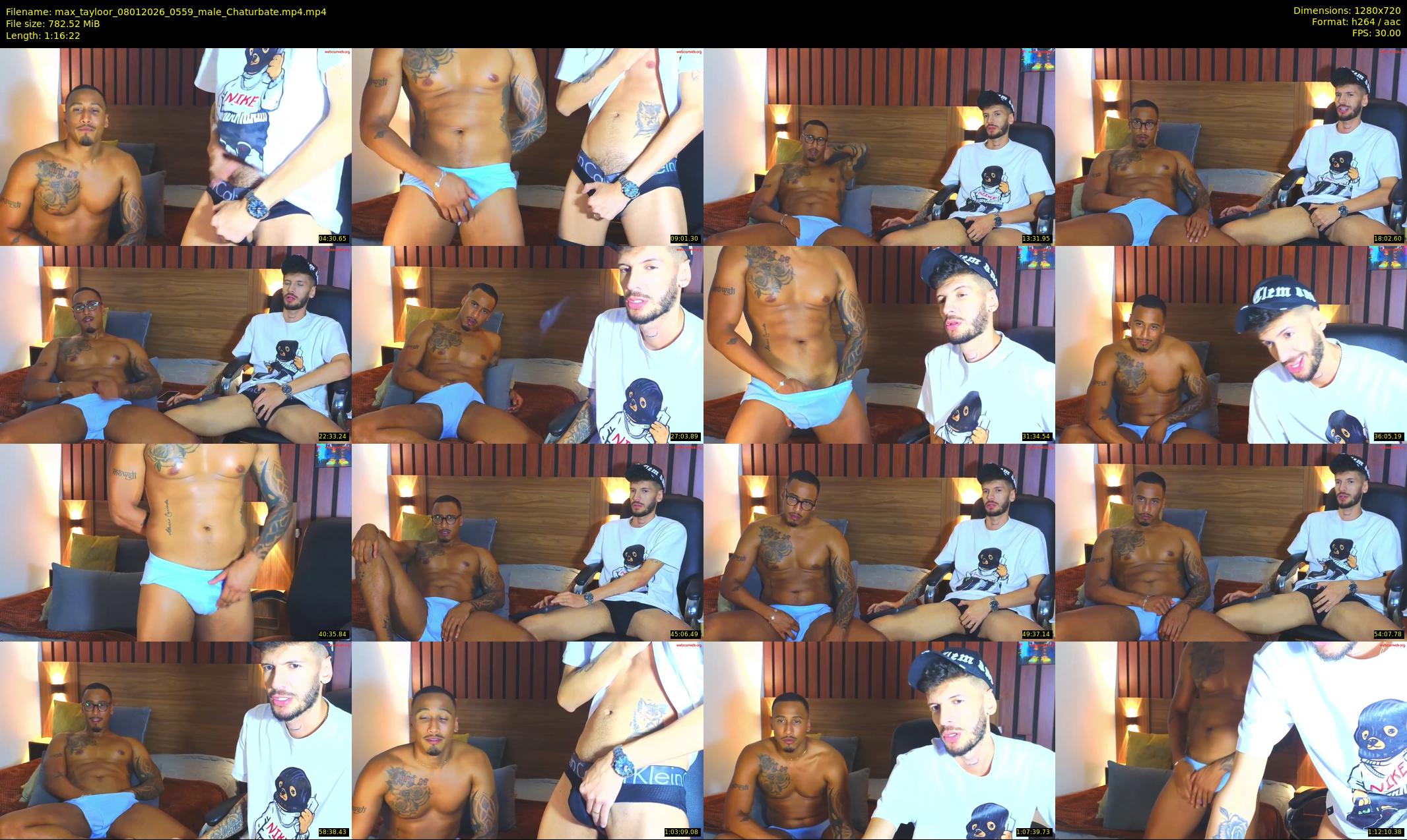 max_tayloor — 77 minute Chaturbate male cam show recording, 720p, Jan 8, 2026