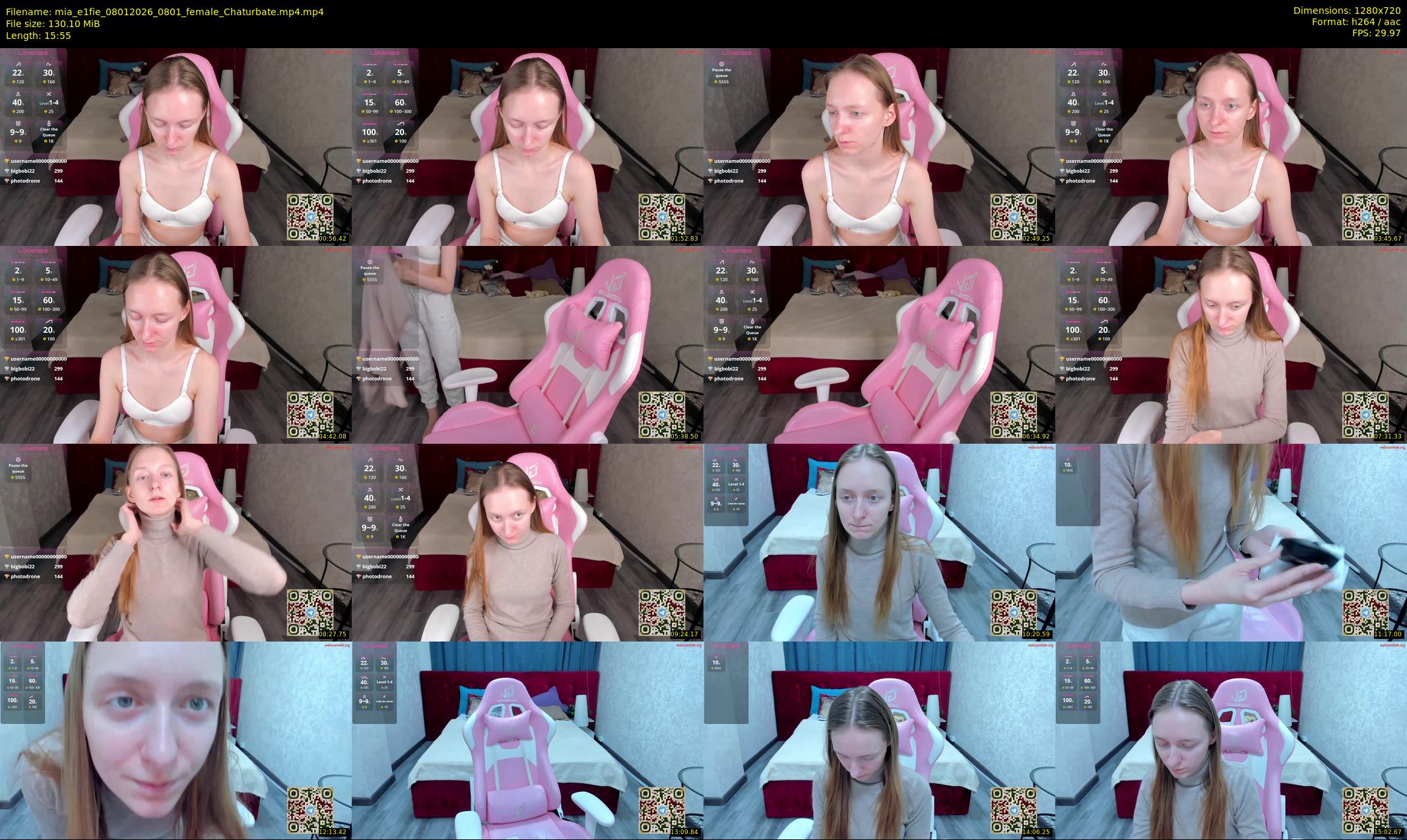 mia_e1fie — 16 minute Chaturbate female cam show recording, 720p, Jan 8, 2026