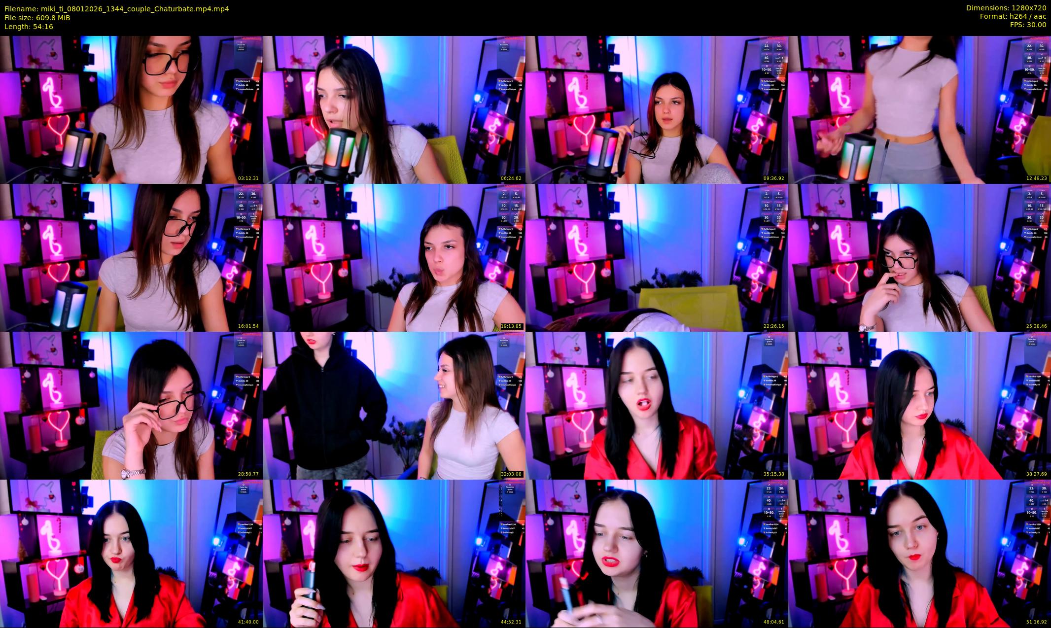 miki_ti — 55 minute Chaturbate female cam show recording, 720p, Jan 8, 2026