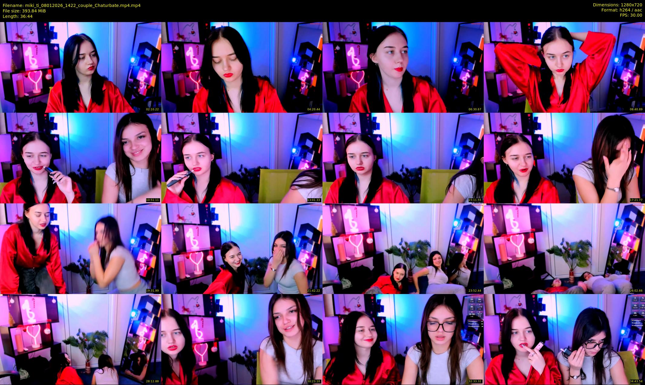 miki_ti — 37 minute Chaturbate female cam show recording, 720p, Jan 8, 2026