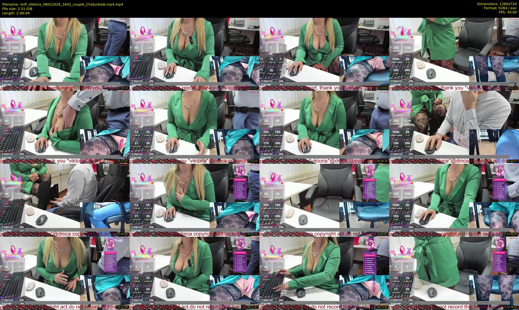 milf_viktoria — 121 minute Chaturbate female cam show recording, 720p, Jan 8, 2026