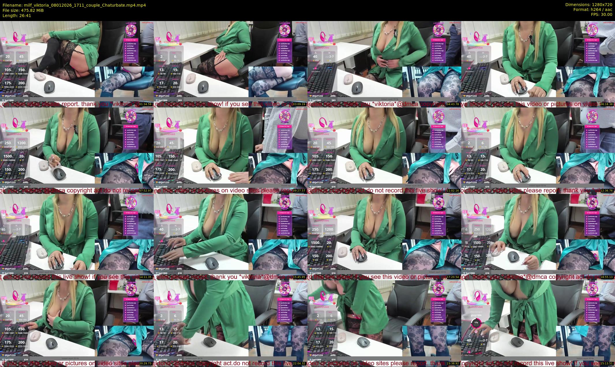 milf_viktoria — 27 minute Chaturbate female cam show recording, 720p, Jan 8, 2026