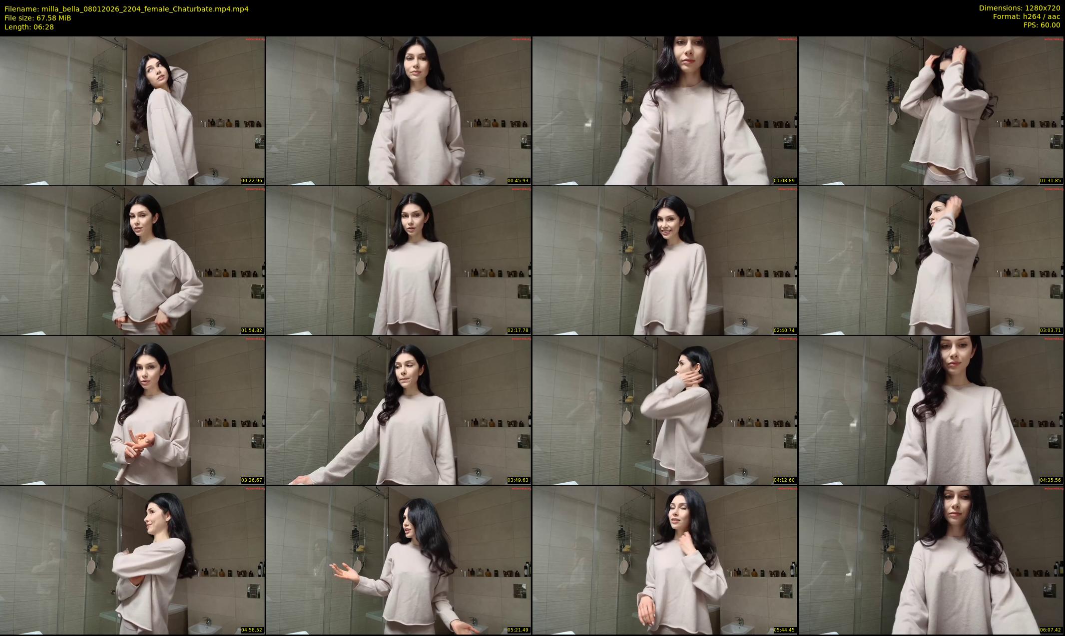 milla_bella — 7 minute Chaturbate female cam show recording, 720p, Jan 8, 2026