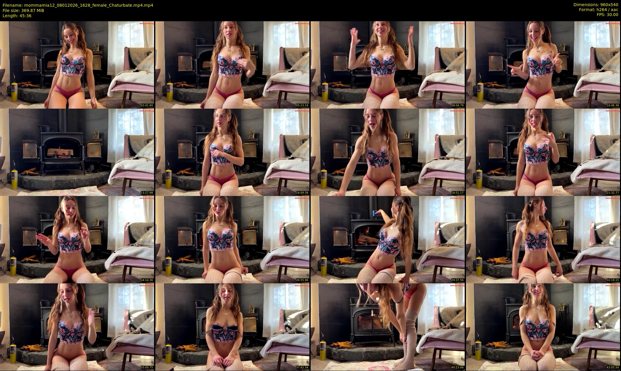 mommamia12 — 46 minute Chaturbate female cam show recording, 480p, Jan 8, 2026