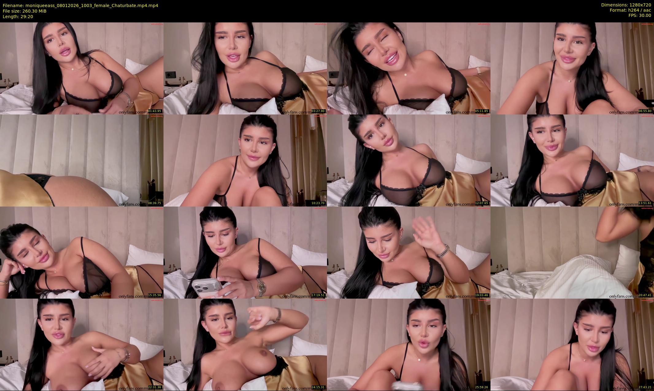 moniqueeass — 30 minute Chaturbate female cam show recording, 720p, Jan 8, 2026