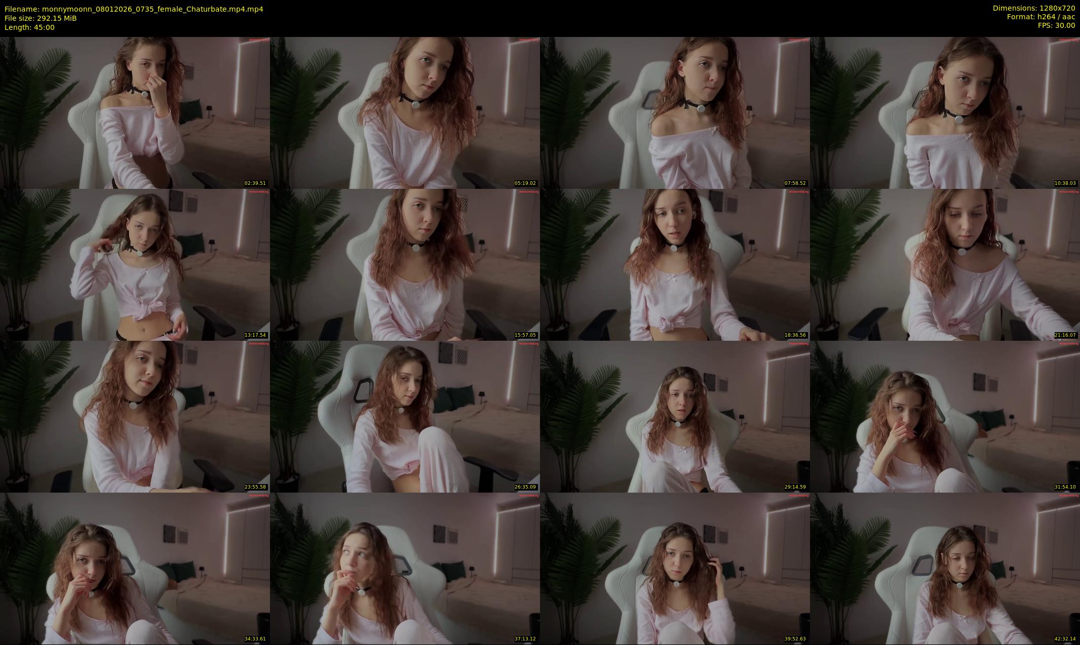 monnymoonn — 45 minute Chaturbate female cam show recording, 720p, Jan 8, 2026