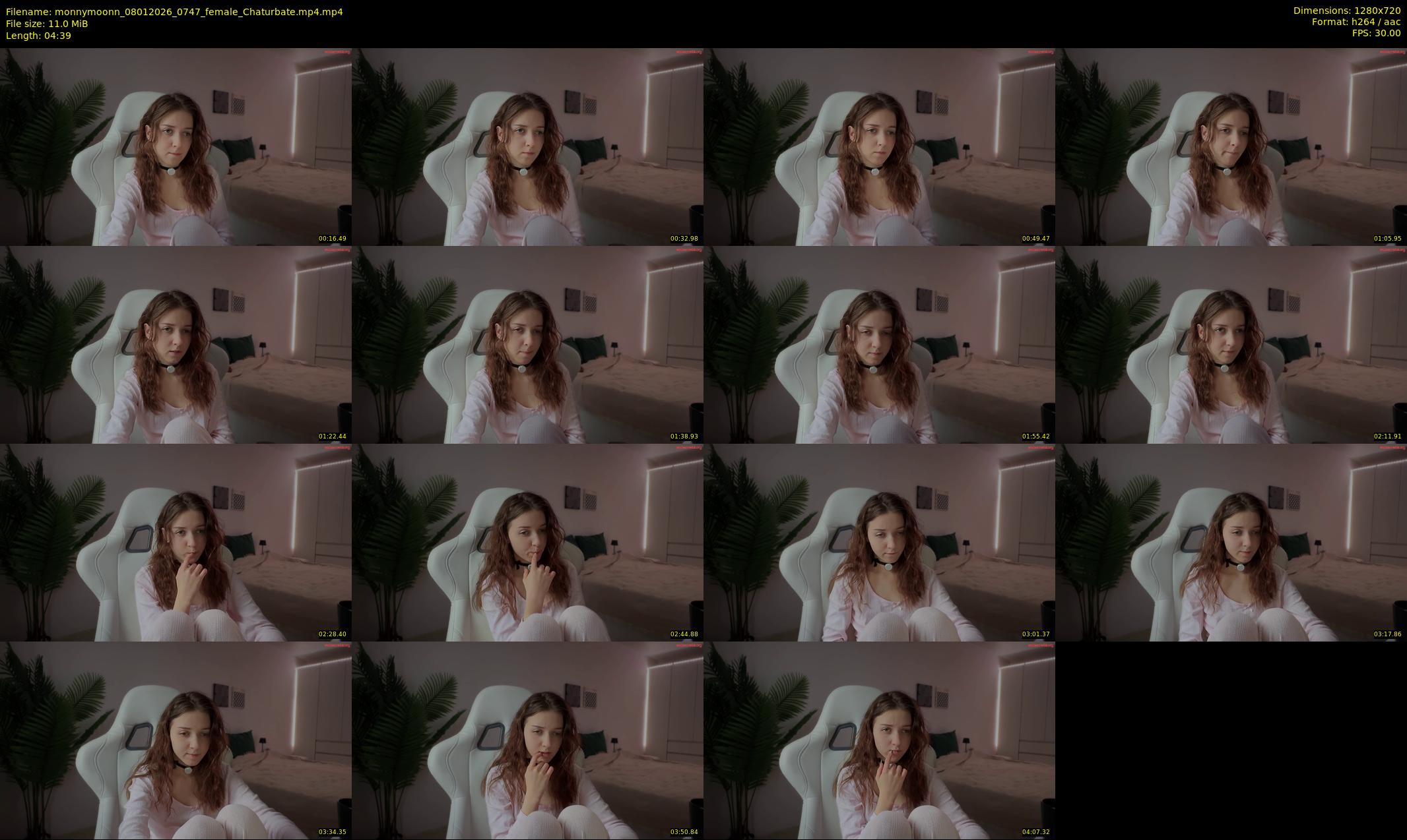 monnymoonn — 5 minute Chaturbate female cam show recording, 720p, Jan 8, 2026