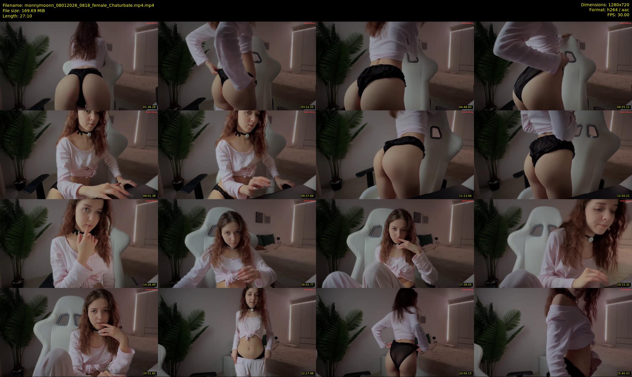 monnymoonn — 28 minute Chaturbate female cam show recording, 720p, Jan 8, 2026