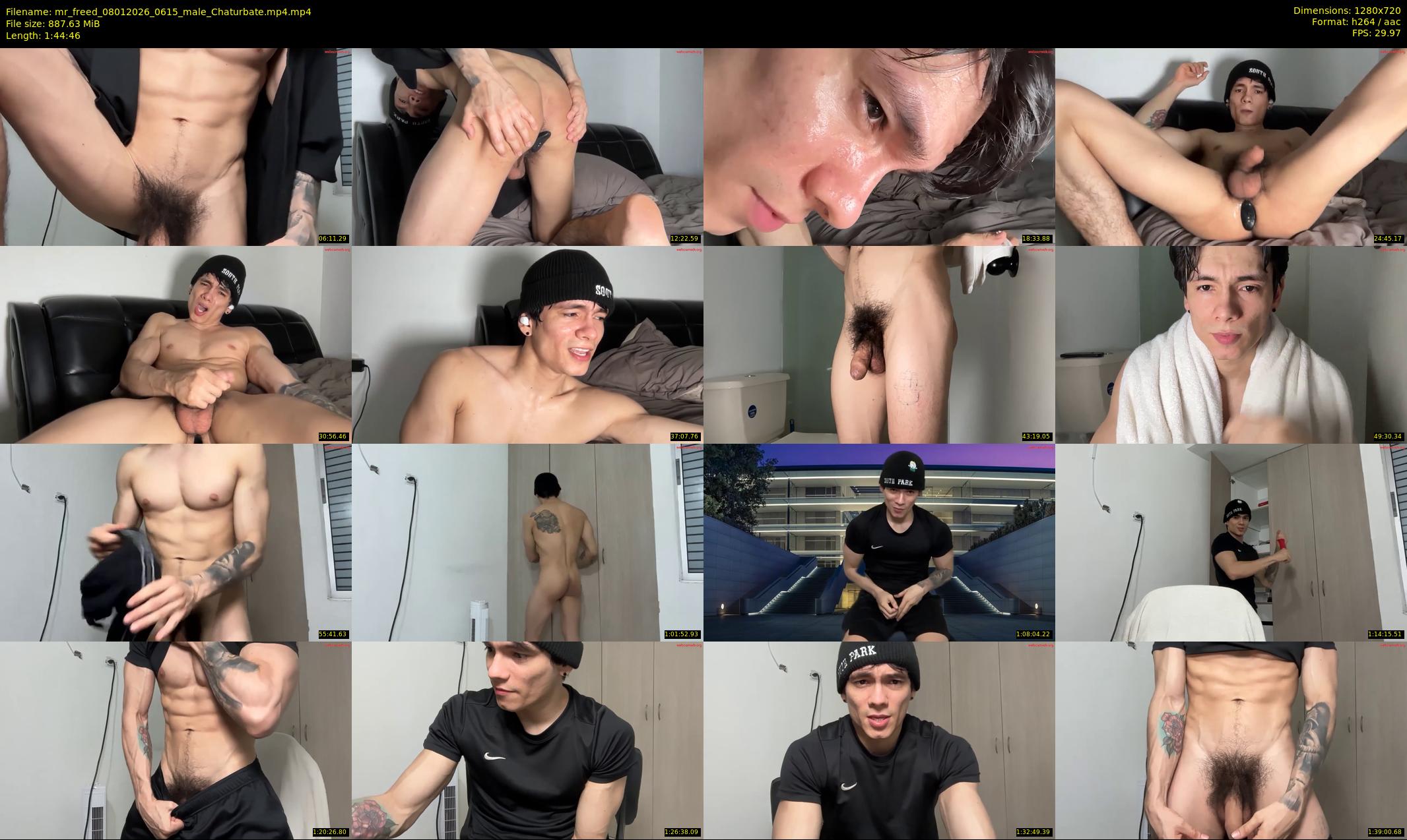 mr_freed — 105 minute Chaturbate male cam show recording, 720p, Jan 8, 2026