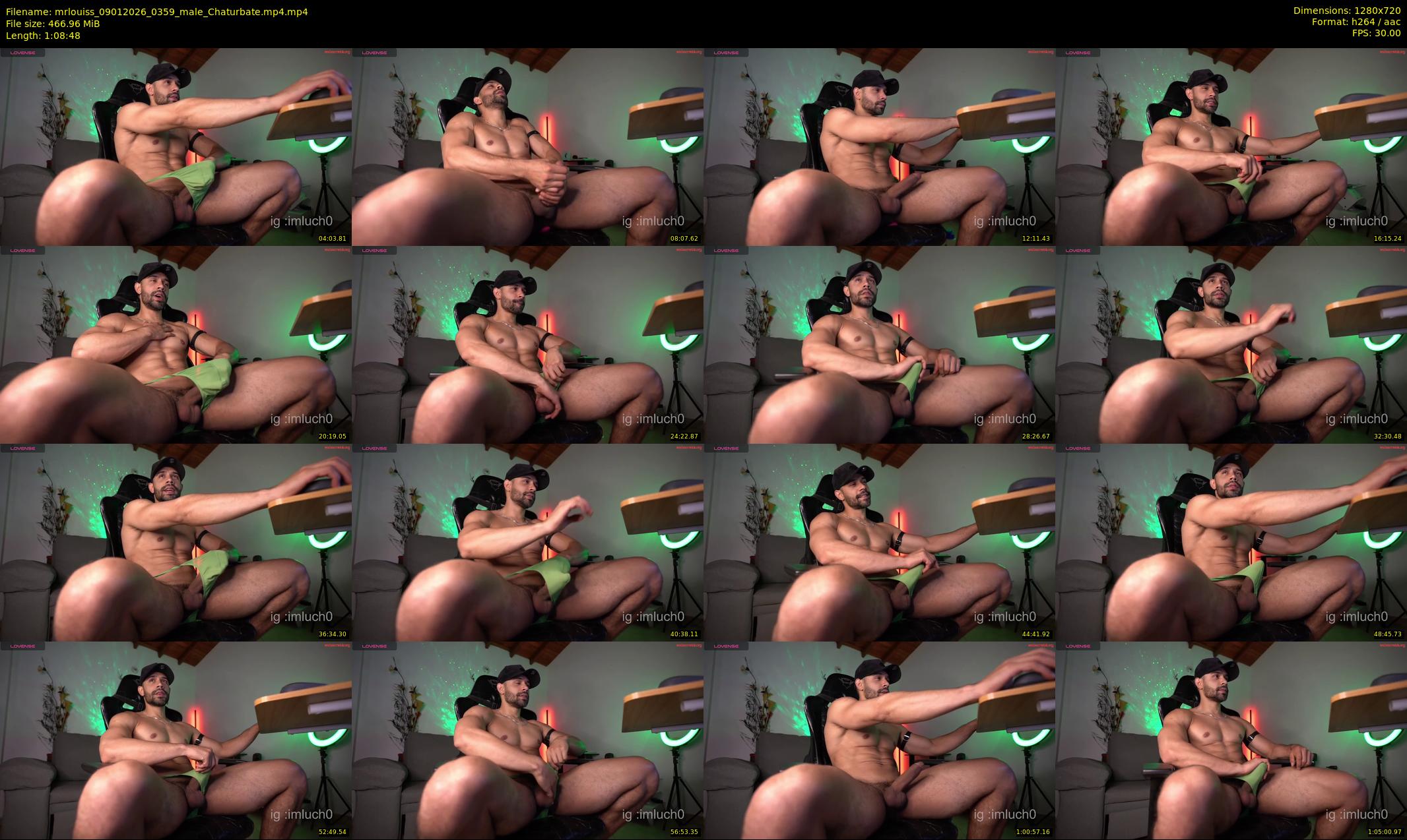 mrlouiss — 69 minute Chaturbate male cam show recording, 720p, Jan 9, 2026