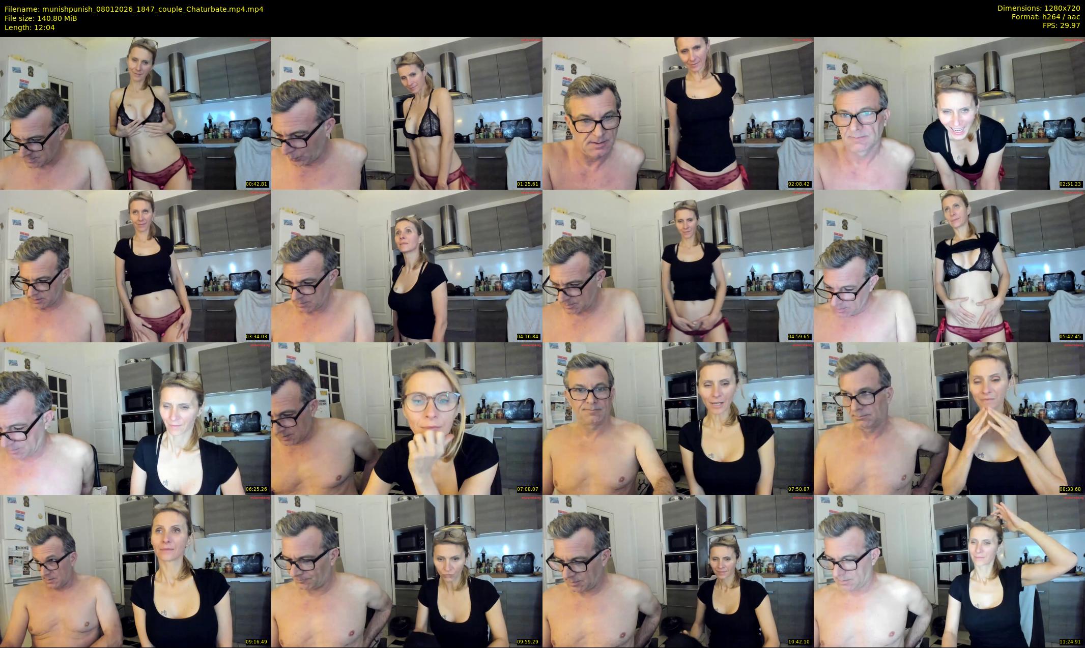 munishpunish — 13 minute Chaturbate couple cam show recording, 720p, Jan 8, 2026
