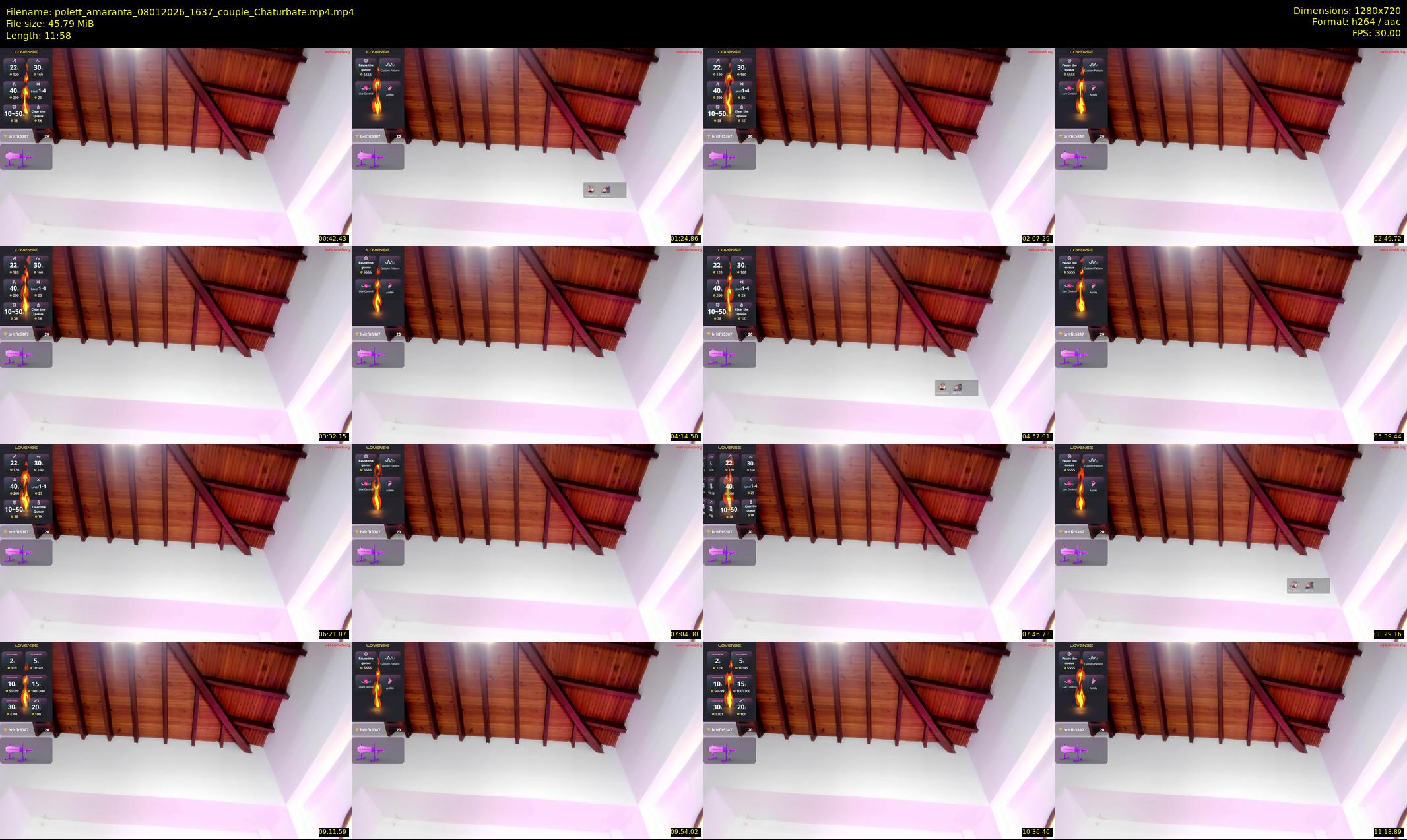 polett_amaranta — 12 minute Chaturbate couple cam show recording, 720p, Jan 8, 2026