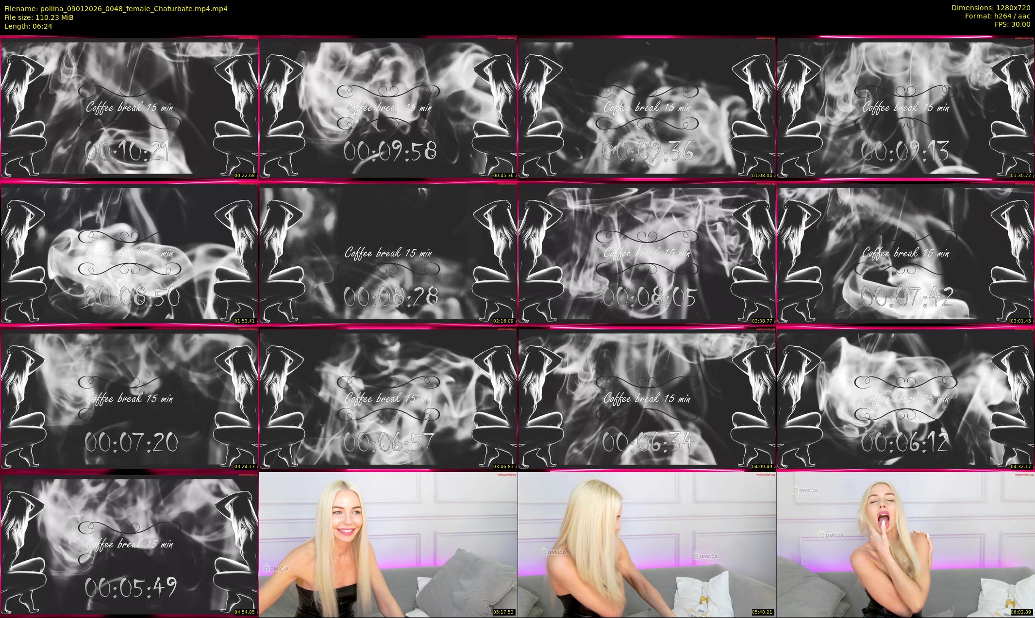 poliina — 7 minute Chaturbate female cam show recording, 720p, Jan 9, 2026